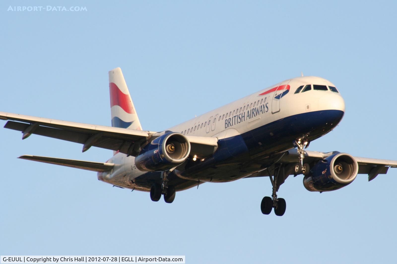 G-EUUL, 2002 Airbus A320-232 C/N 1708, British Airways