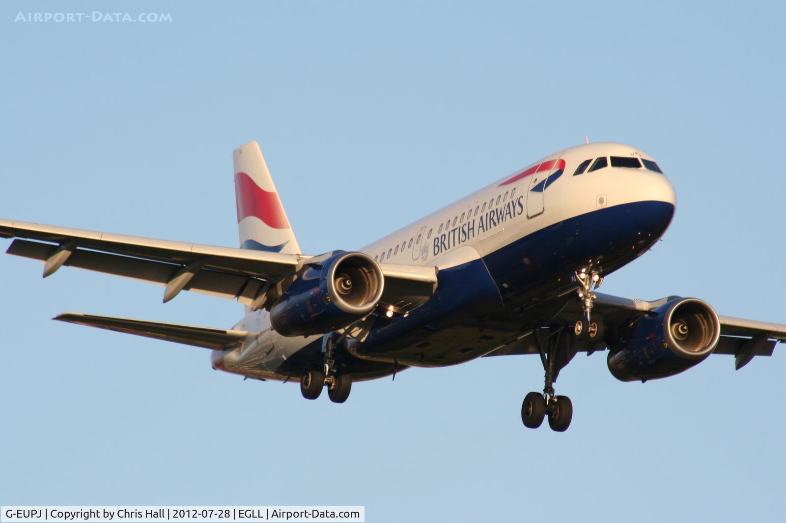 G-EUPJ, 2000 Airbus A319-131 C/N 1232, British Airways