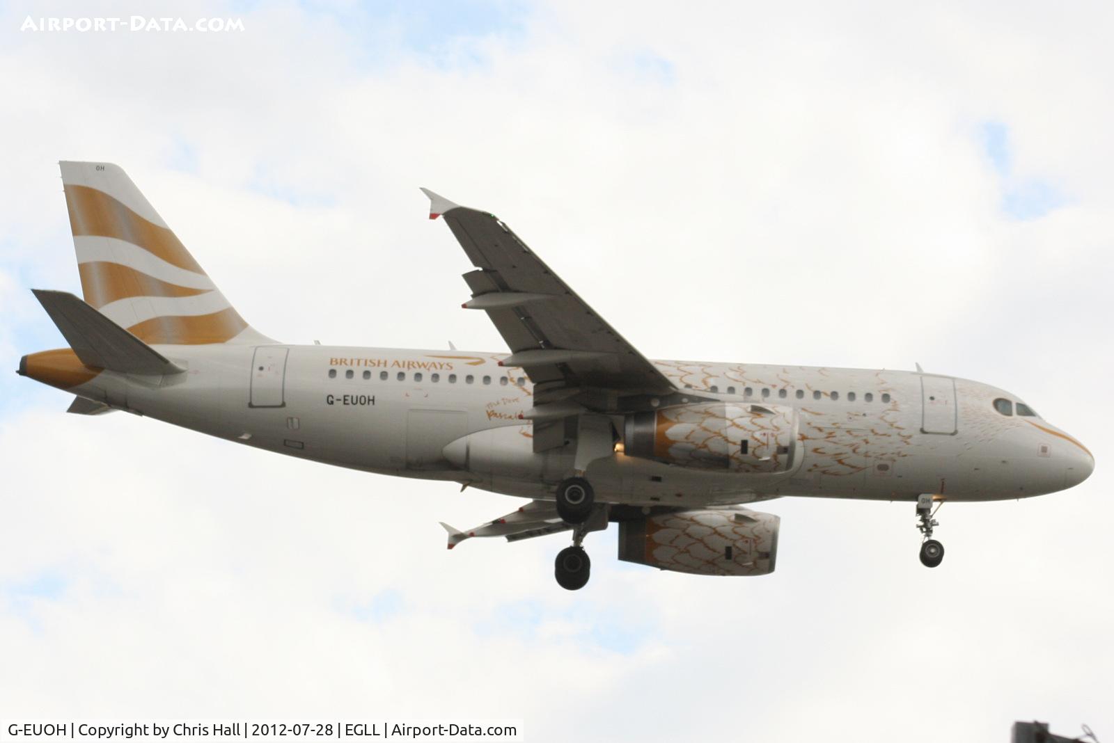 G-EUOH, 2001 Airbus A319-131 C/N 1604, British Airways 
