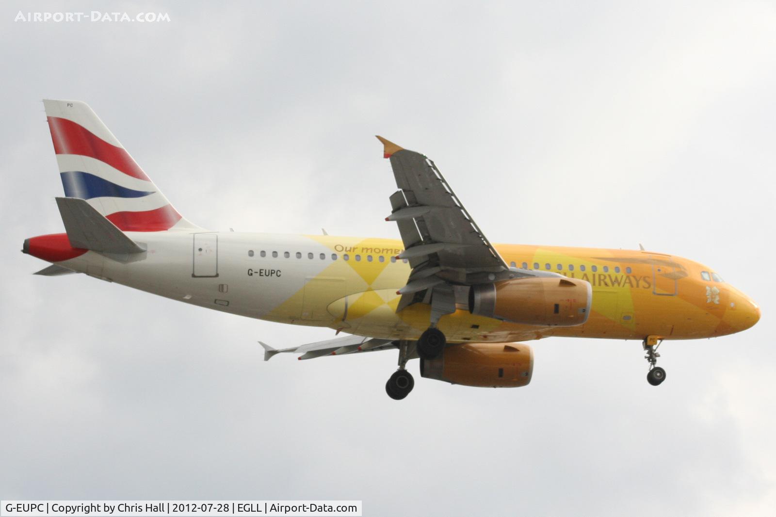 G-EUPC, 1999 Airbus A319-131 C/N 1118, British Airways 