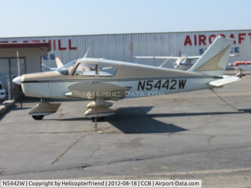 N5442W, 1962 Piper PA-28-160 Cherokee C/N 28-519, Parked near Foothill Aircraft Sales & Service area