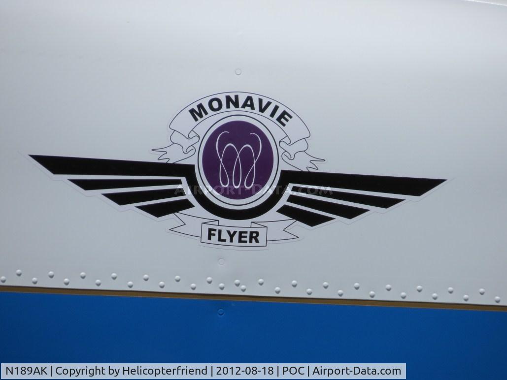 N189AK, 1993 Yakovlev Yak-18T C/N 10-33, Side of plane rear of fuselage