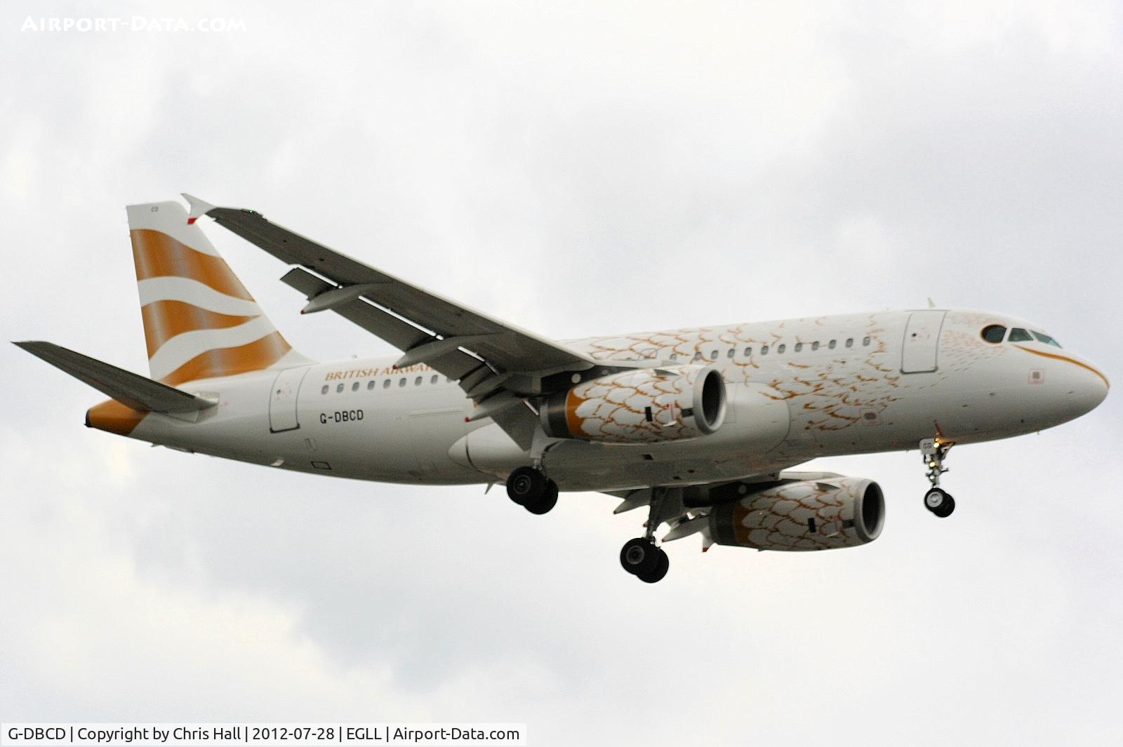 G-DBCD, 2005 Airbus A319-131 C/N 2389, former British Midland A319 now in British Airways 