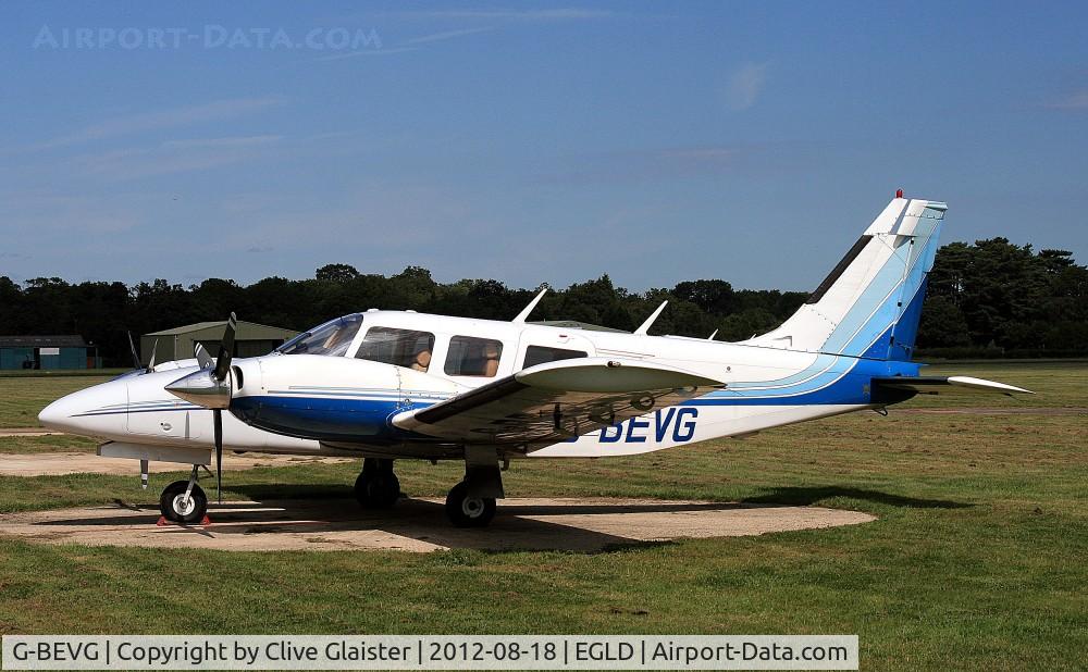 G-BEVG, 1975 Piper PA-34-200T Seneca II C/N 34-7570060, Ex: N32854 > VQ-SAM > G-BEVG - Originally owned to and Trading as, Skycabs in May 1977 and currently with, Direct Aviation Management Ltd since November 2007.
