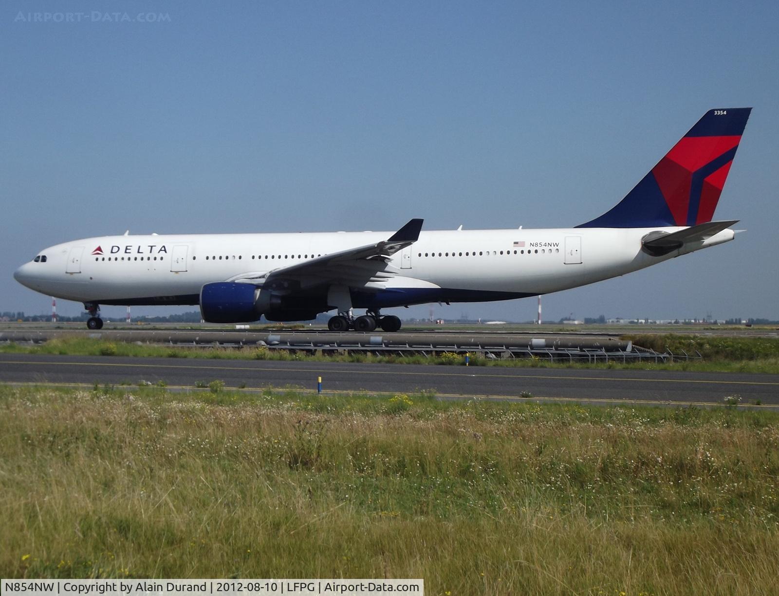 N854NW, 2004 Airbus A330-223 C/N 0620, Delivered new to NW and taken up by DL in 2009, N854NW provided with some change to the much more usual longer 300s stablemates.