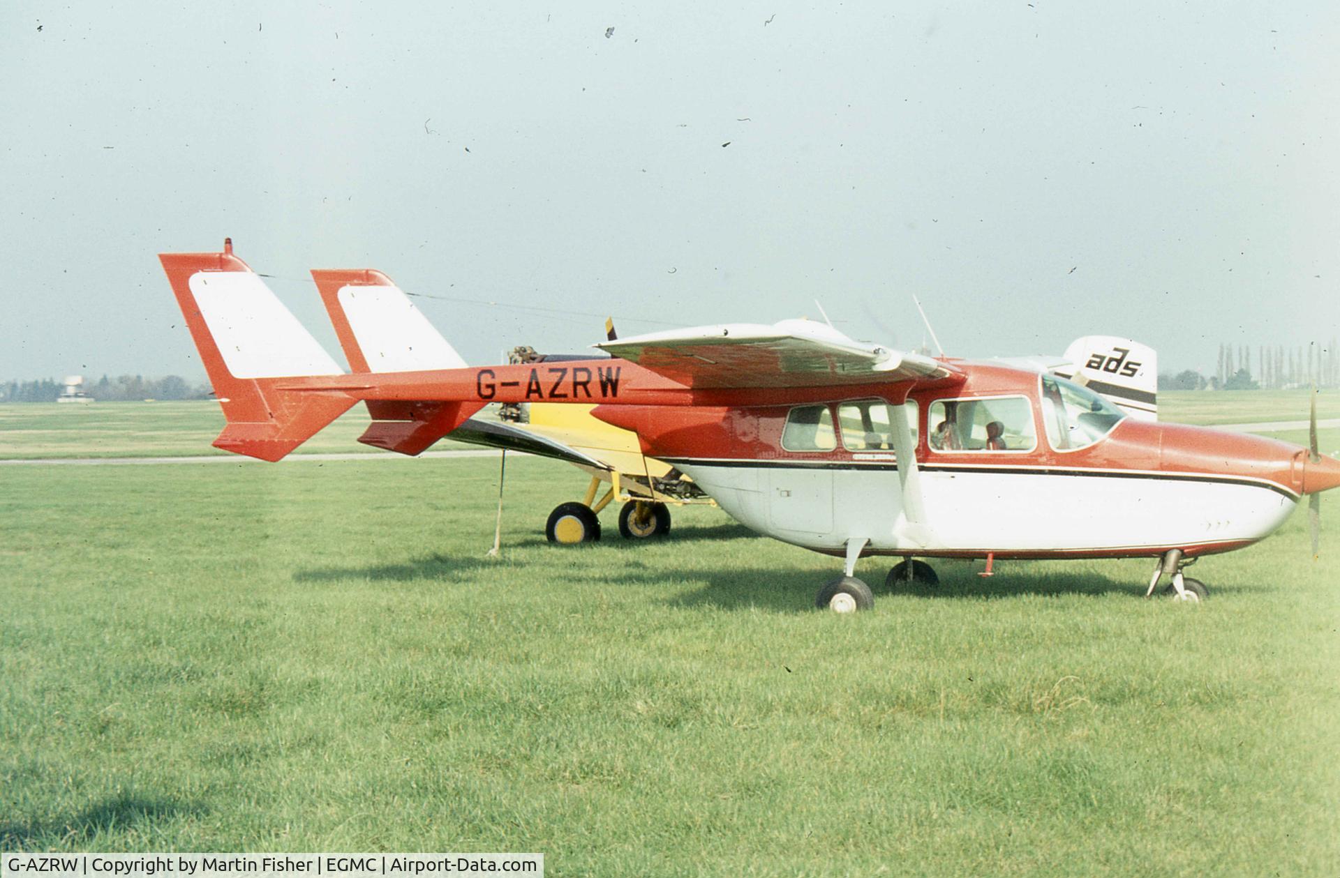 G-AZRW, 1968 Cessna T337C Turbo Super Skymaster C/N 337-0914, At Southend Airport