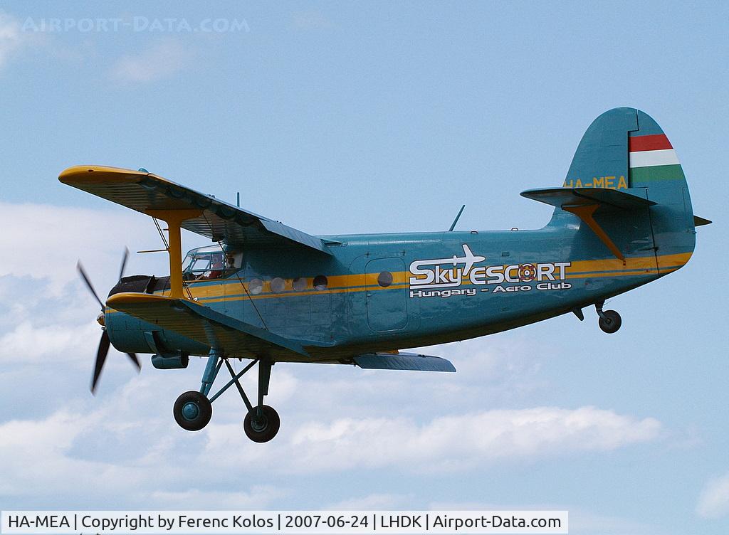 HA-MEA, 1979 PZL-Mielec An-2R C/N 1G186-07, Dunakeszi