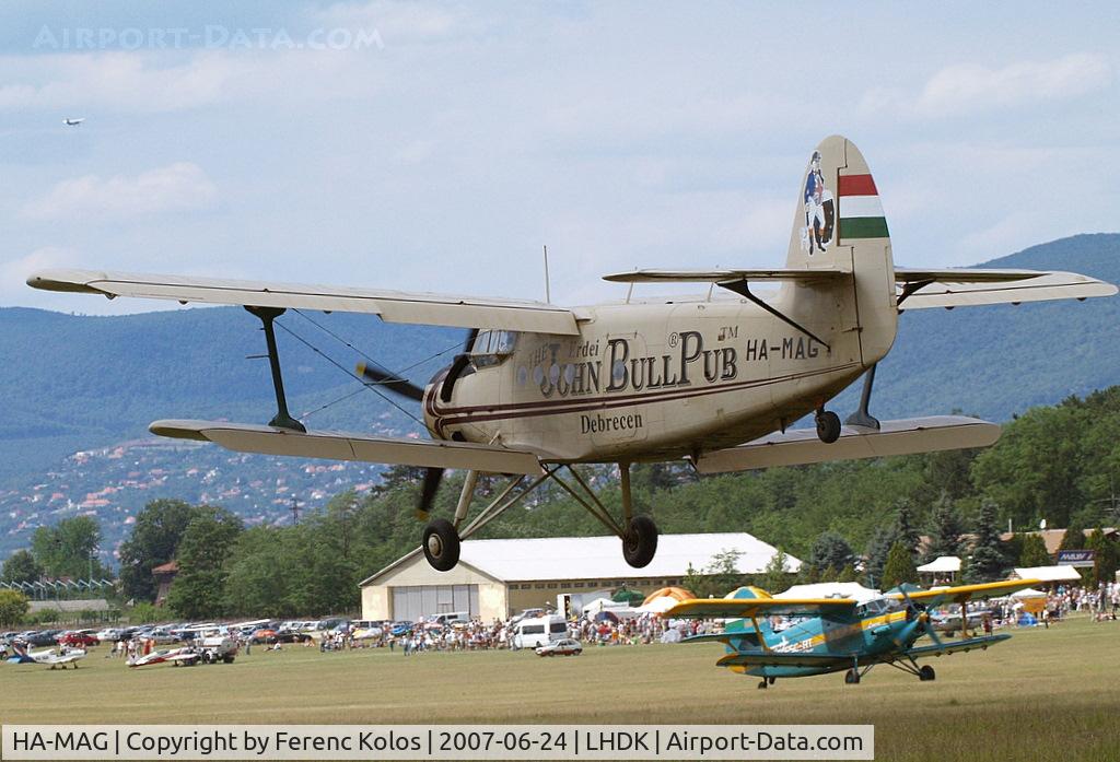 HA-MAG, Antonov (PZL-Mielec) An-2P C/N 1G114-36, Dunakeszi