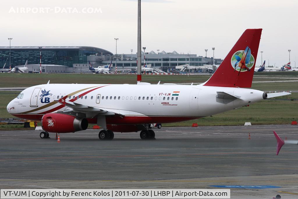 VT-VJM, 2006 Airbus ACJ319 (A319-133/CJ) C/N 2650, Ferihegy