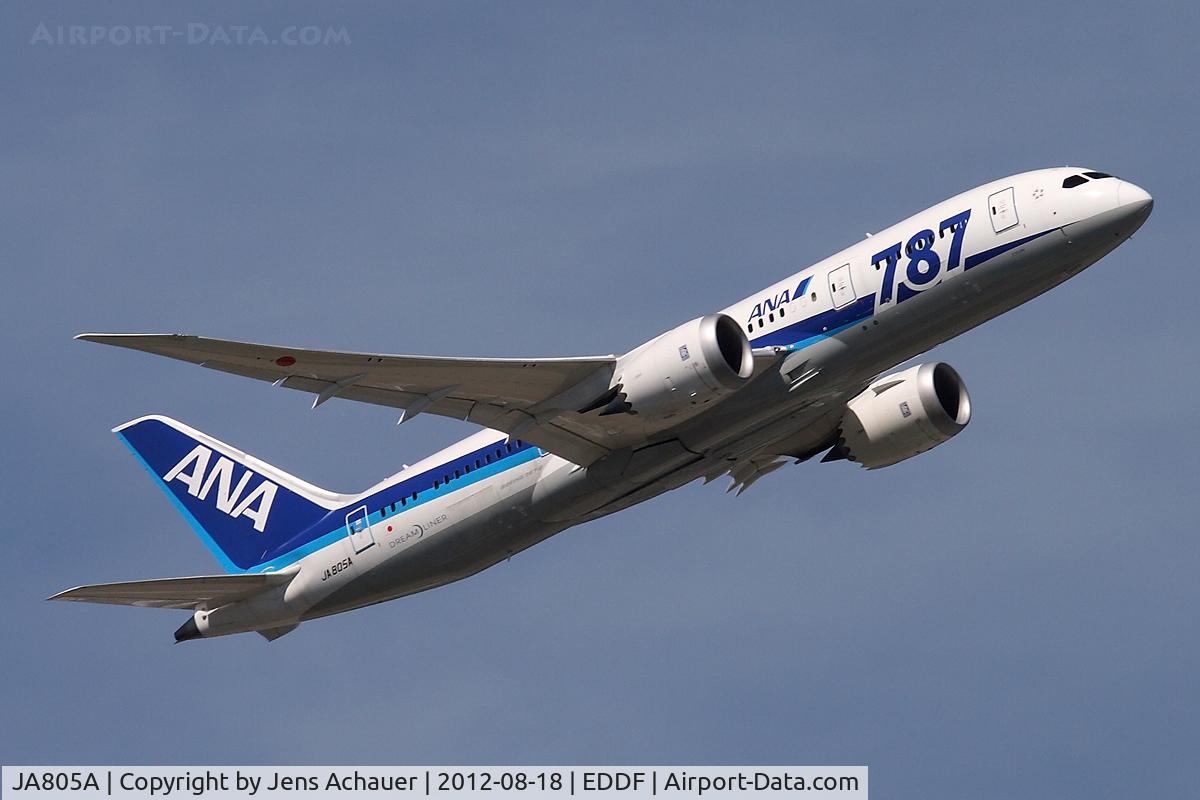 JA805A, 2010 Boeing 787-8 Dreamliner C/N 34514, Take off