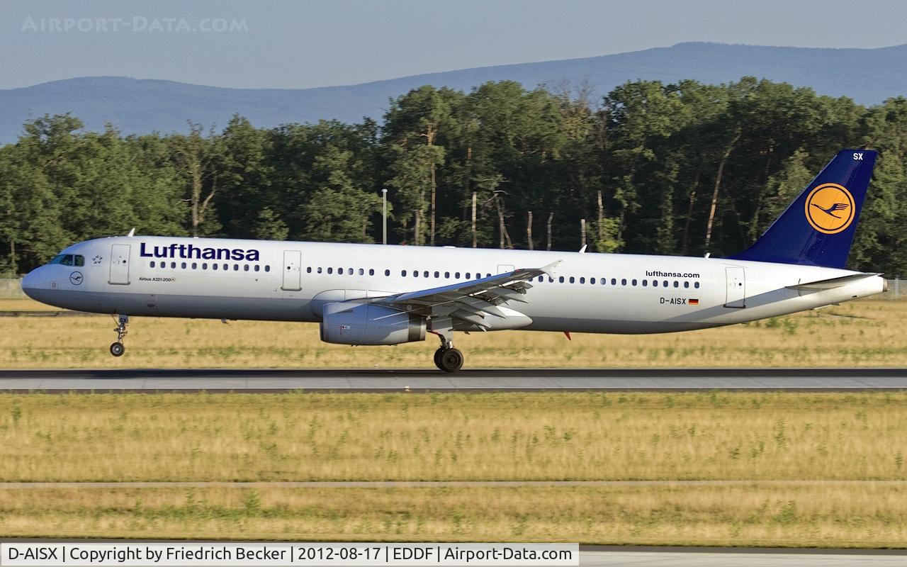 D-AISX, 2009 Airbus A321-231 C/N 4073, decelerating after touchdown