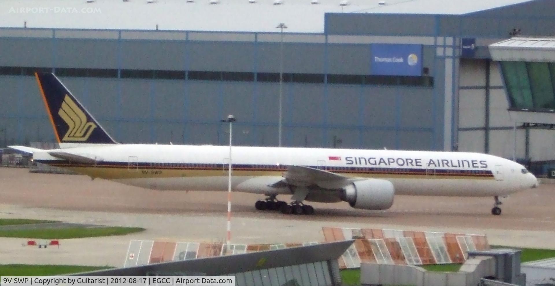 9V-SWP, 2008 Boeing 777-312/ER C/N 34581, A regular visitor to MAN