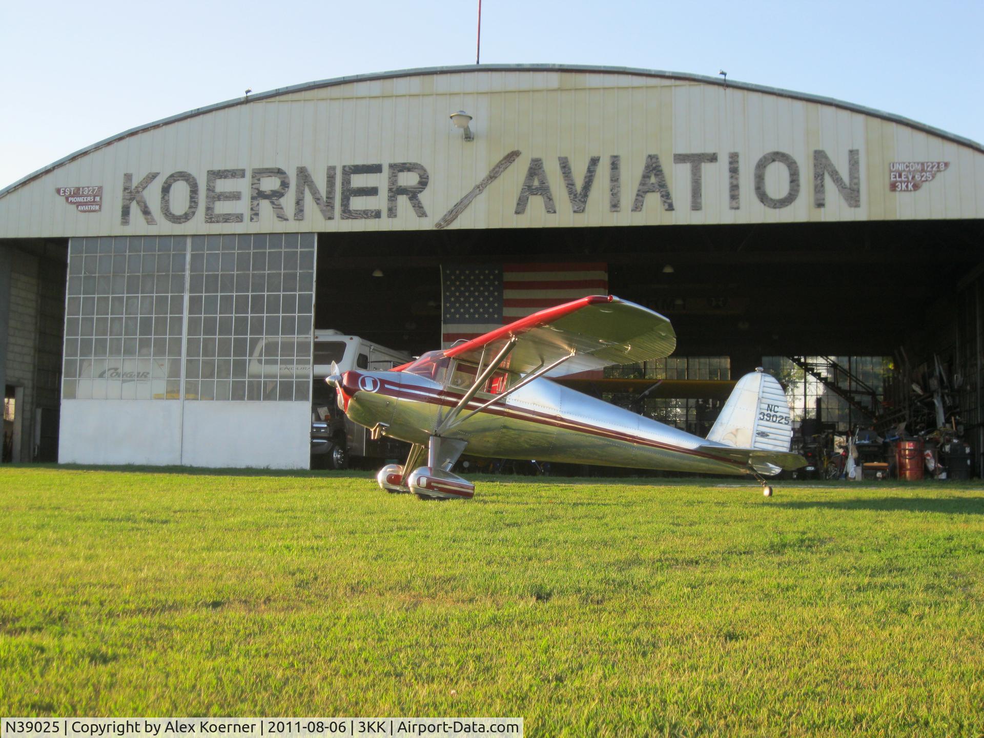 N39025, 1941 Luscombe 8C Silvaire C/N 1782, 1941 luscombe 8c Restored by Koerner Aviation