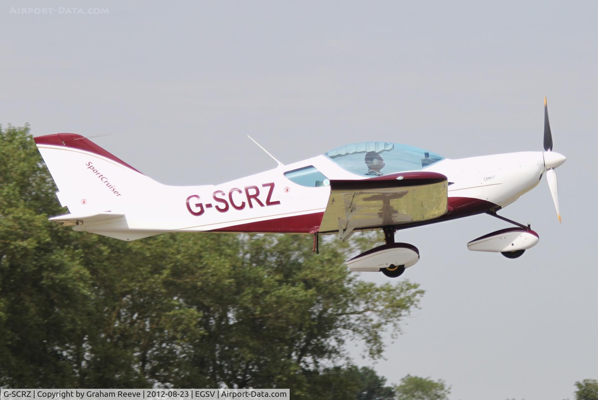 G-SCRZ, 2008 CZAW SportCruiser C/N PFA 338-14684, Just taken off.
