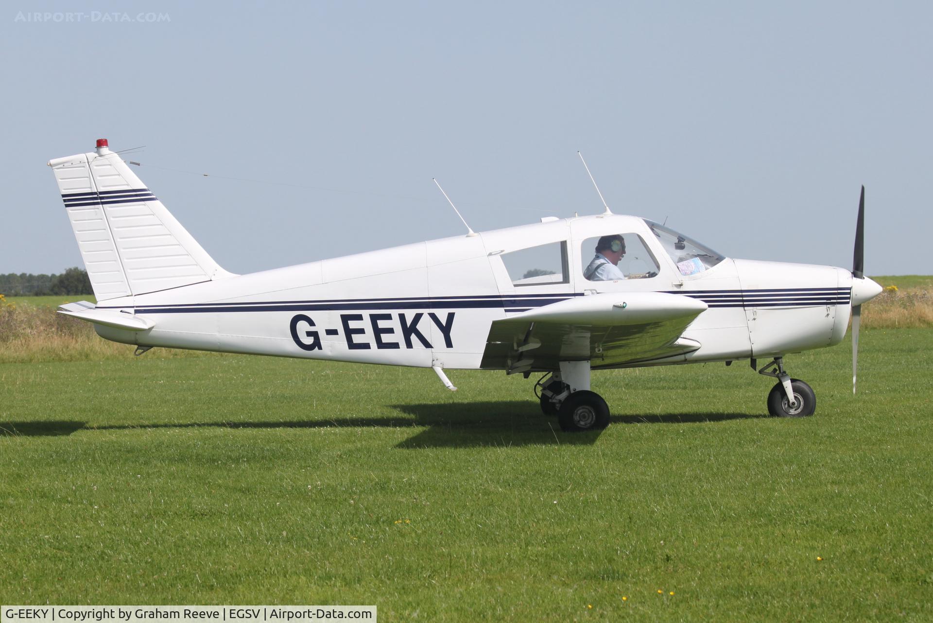G-EEKY, 1969 Piper PA-28-140 Cherokee C/N 28-25422, At Old Buckenham.