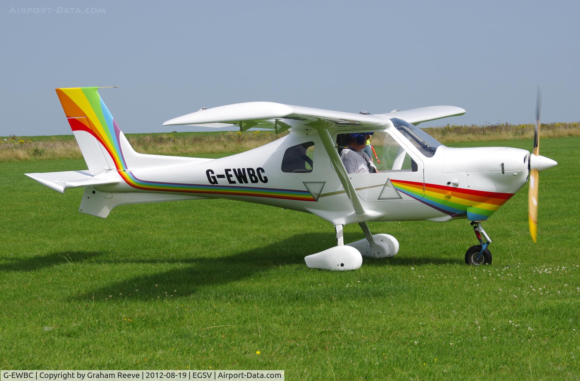 G-EWBC, 2001 Jabiru SK C/N PFA 274-13457, Just landed.