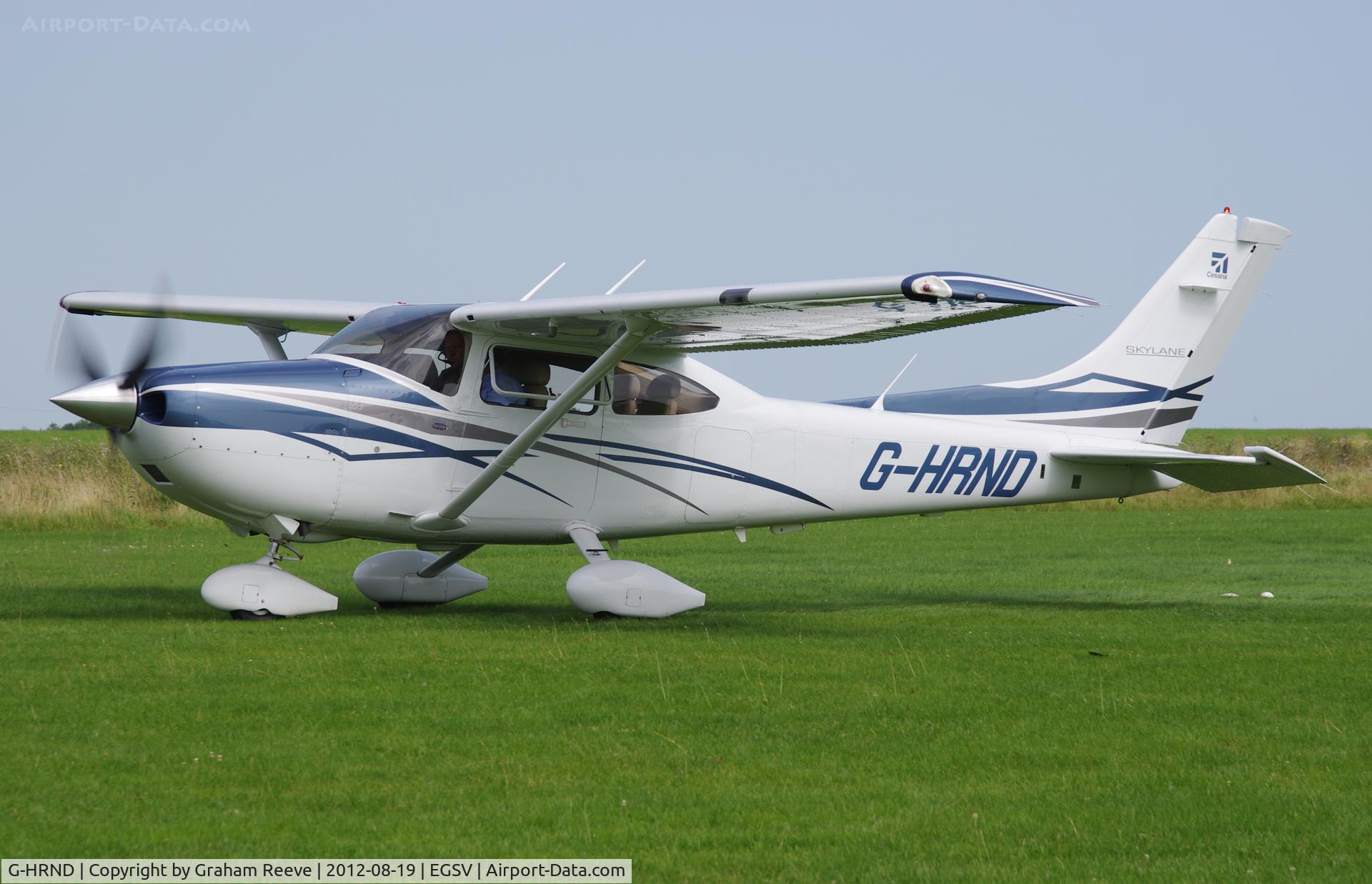 G-HRND, 2007 Cessna 182T Skylane C/N 18281936, About to depart.