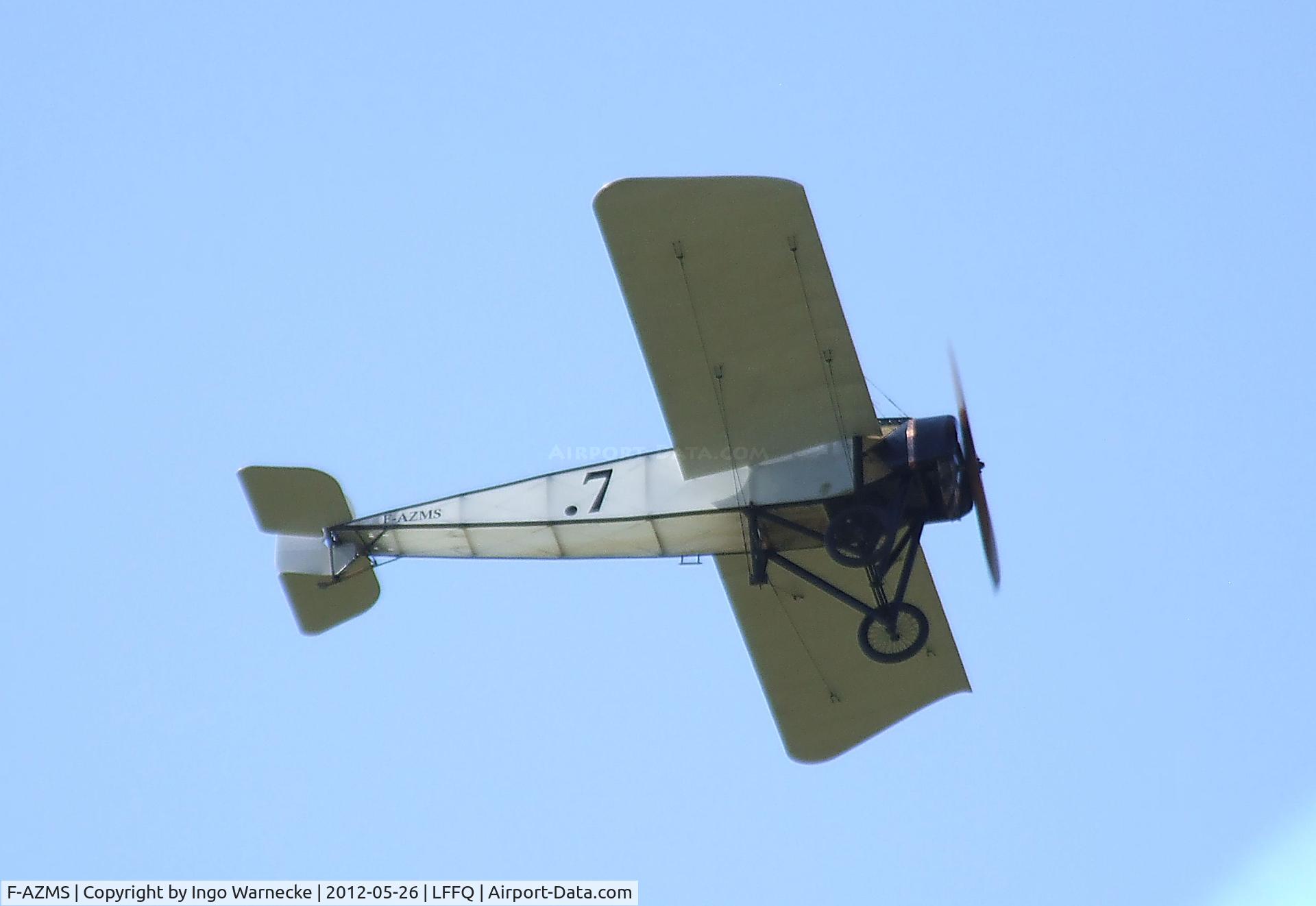 F-AZMS, Morane-Saulnier Type H13 Replica C/N SAMS 22.01, Morane-Saulnier Type H at the Meeting Aerien 2012, La-Ferte-Alais