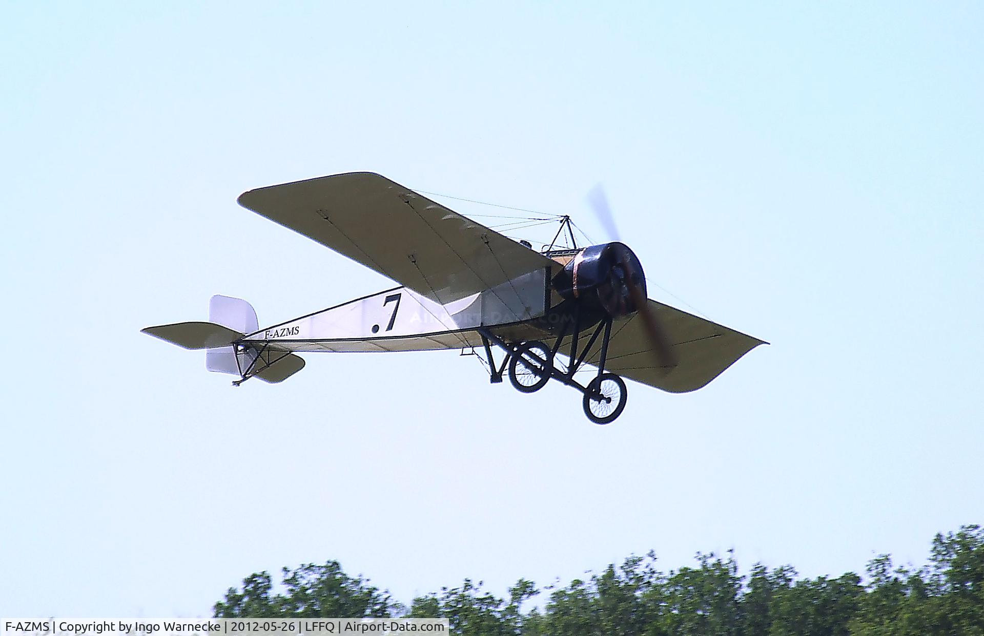 F-AZMS, Morane-Saulnier Type H13 Replica C/N SAMS 22.01, Morane-Saulnier Type H at the Meeting Aerien 2012, La-Ferte-Alais