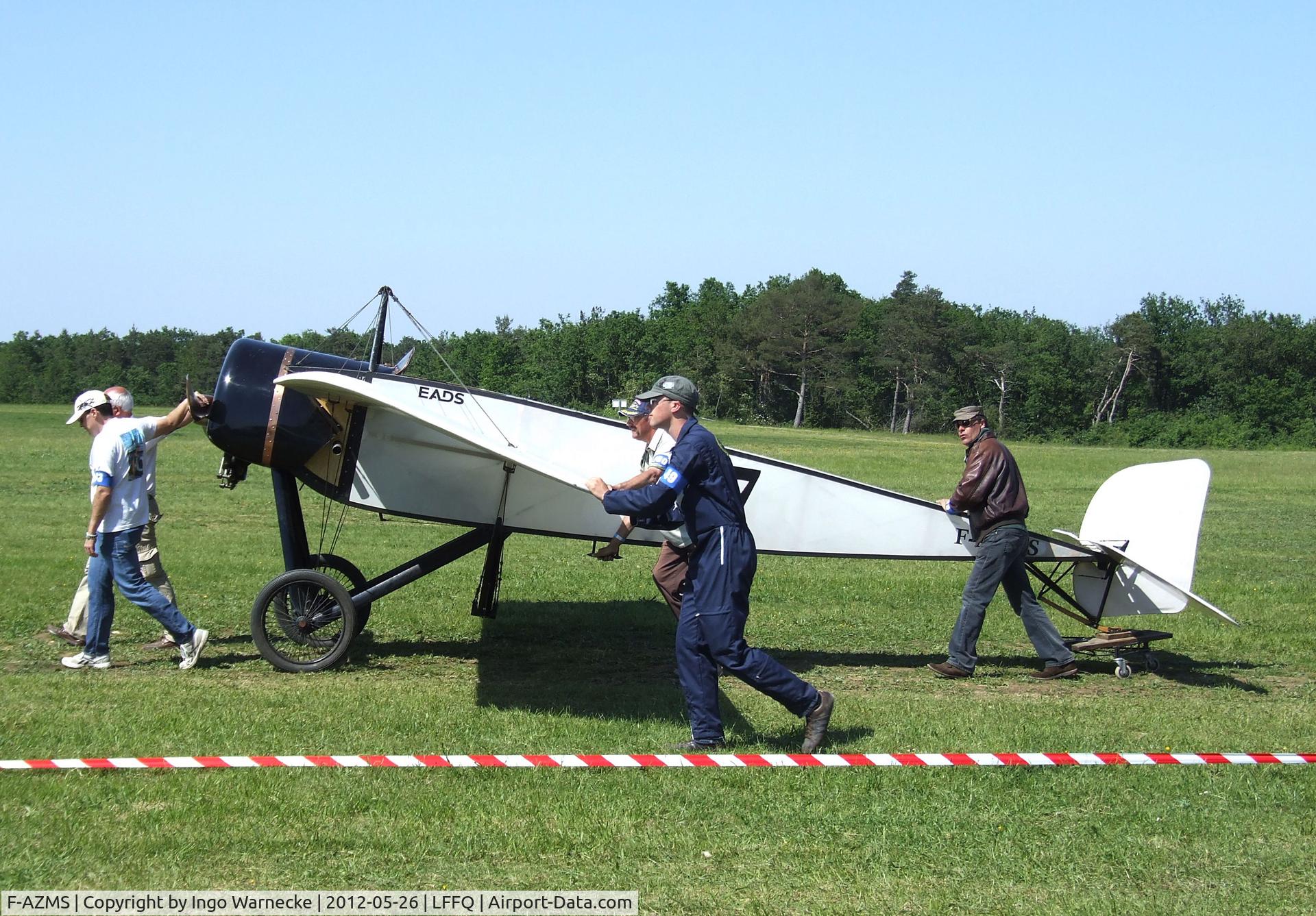 F-AZMS, Morane-Saulnier Type H13 Replica C/N SAMS 22.01, Morane-Saulnier Type H at the Meeting Aerien 2012, La-Ferte-Alais