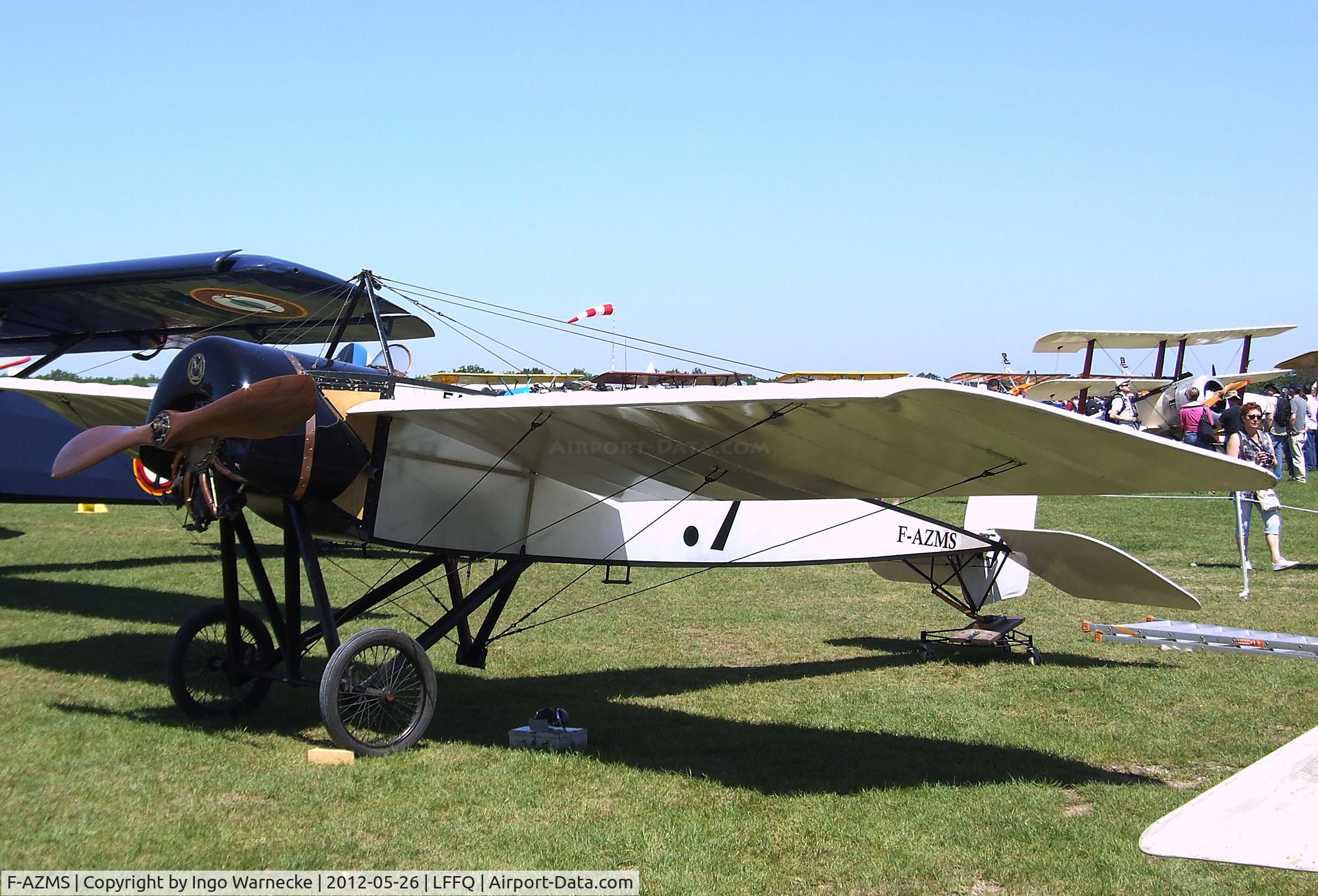F-AZMS, Morane-Saulnier Type H13 Replica C/N SAMS 22.01, Morane-Saulnier Type H at the Meeting Aerien 2012, La-Ferte-Alais