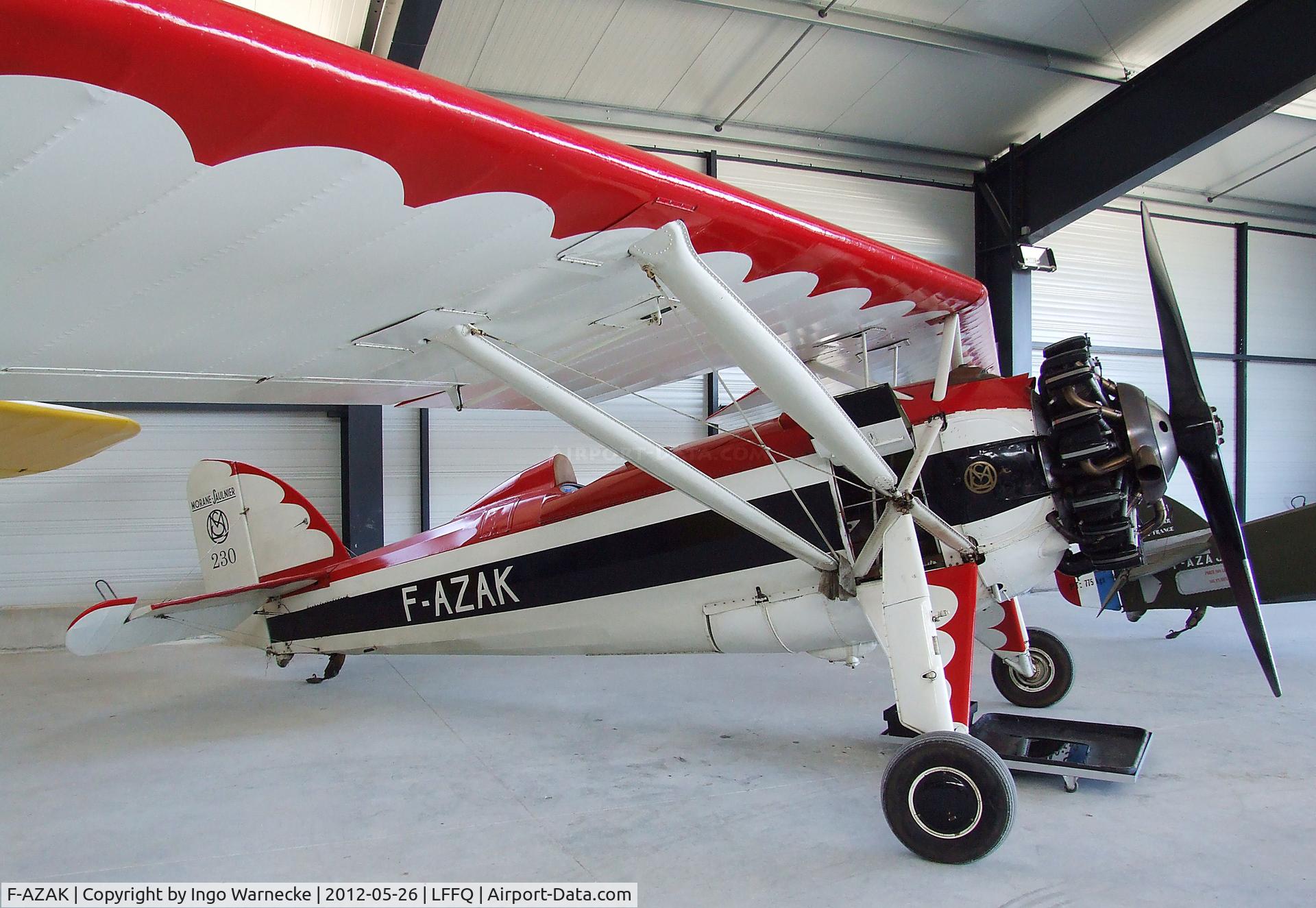 F-AZAK, Morane-Saulnier MS-230 C/N 403, Morane-Saulnier MS.230 at the Meeting Aerien 2012, La-Ferte-Alais