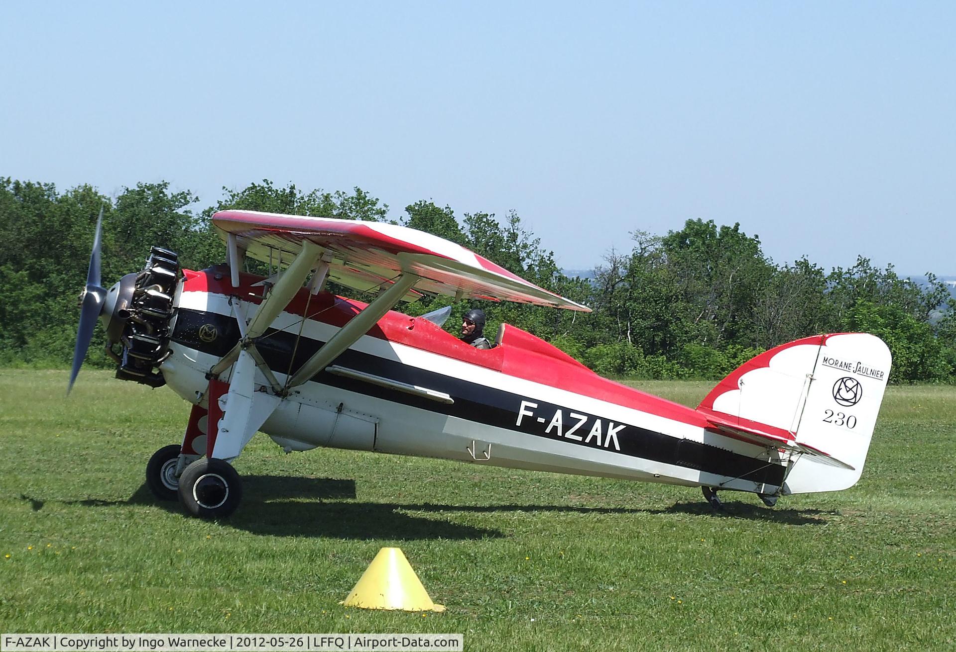 F-AZAK, Morane-Saulnier MS-230 C/N 403, Morane-Saulnier MS.230 at the Meeting Aerien 2012, La-Ferte-Alais