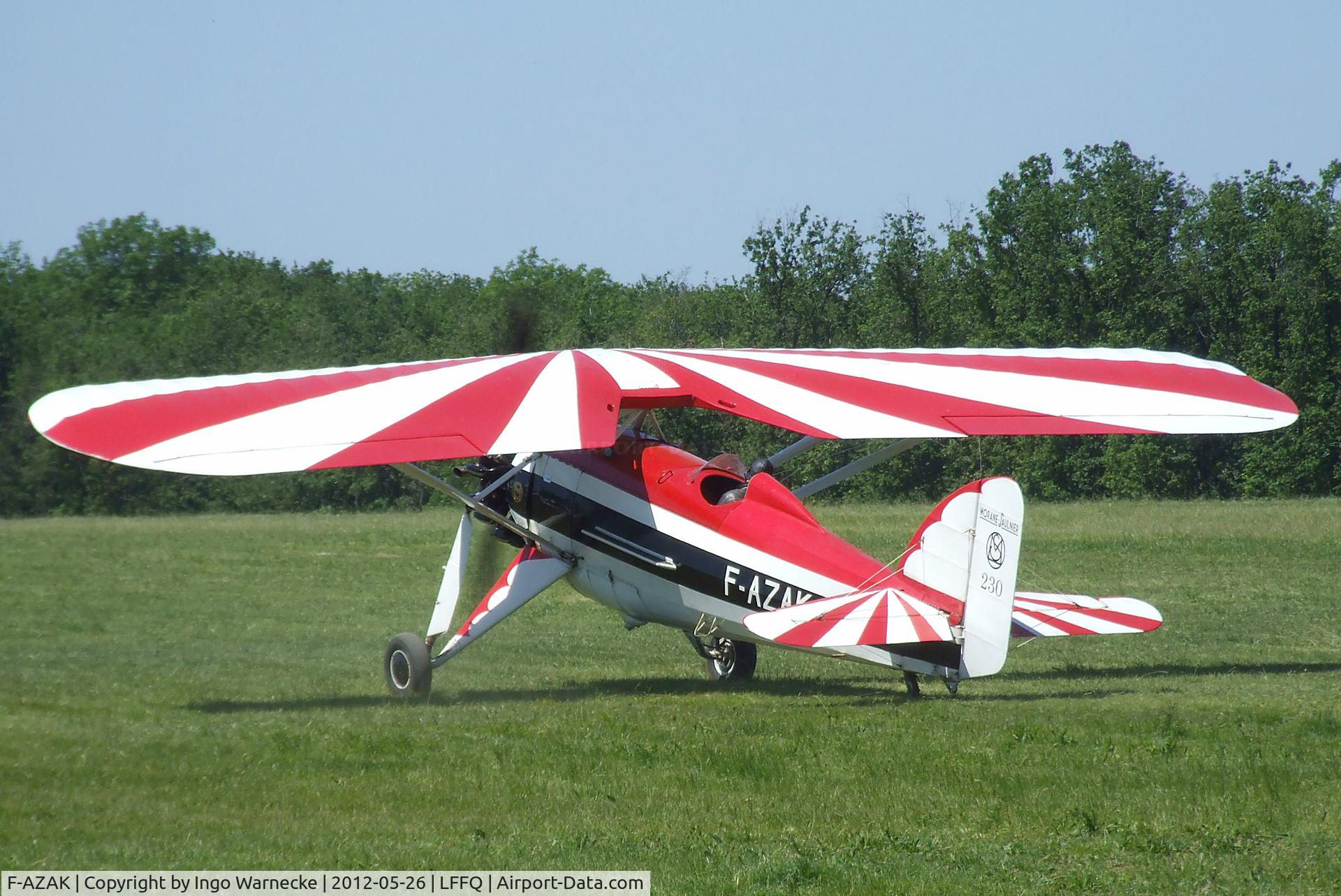 F-AZAK, Morane-Saulnier MS-230 C/N 403, Morane-Saulnier MS.230 at the Meeting Aerien 2012, La-Ferte-Alais