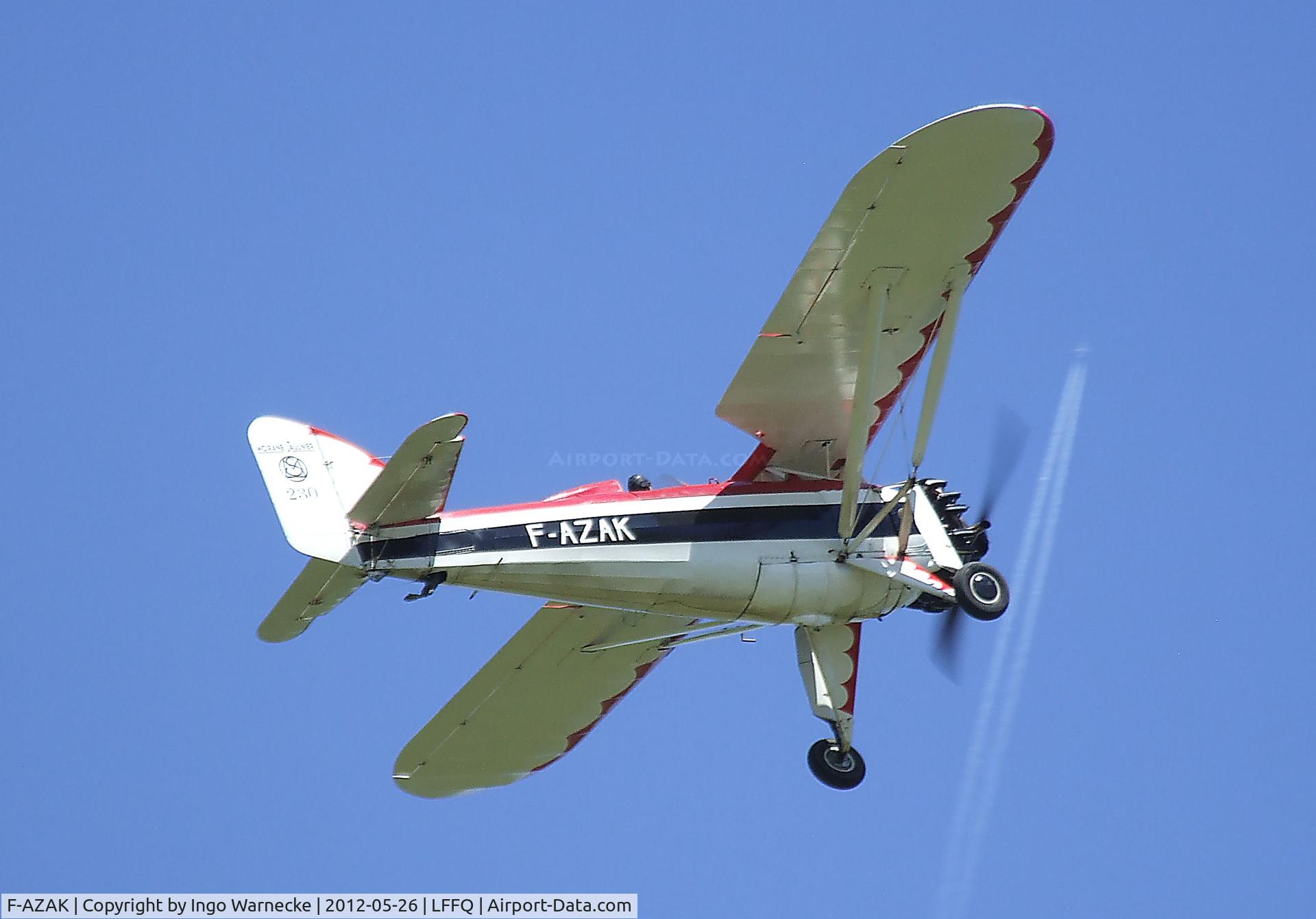F-AZAK, Morane-Saulnier MS-230 C/N 403, Morane-Saulnier MS.230 at the Meeting Aerien 2012, La-Ferte-Alais