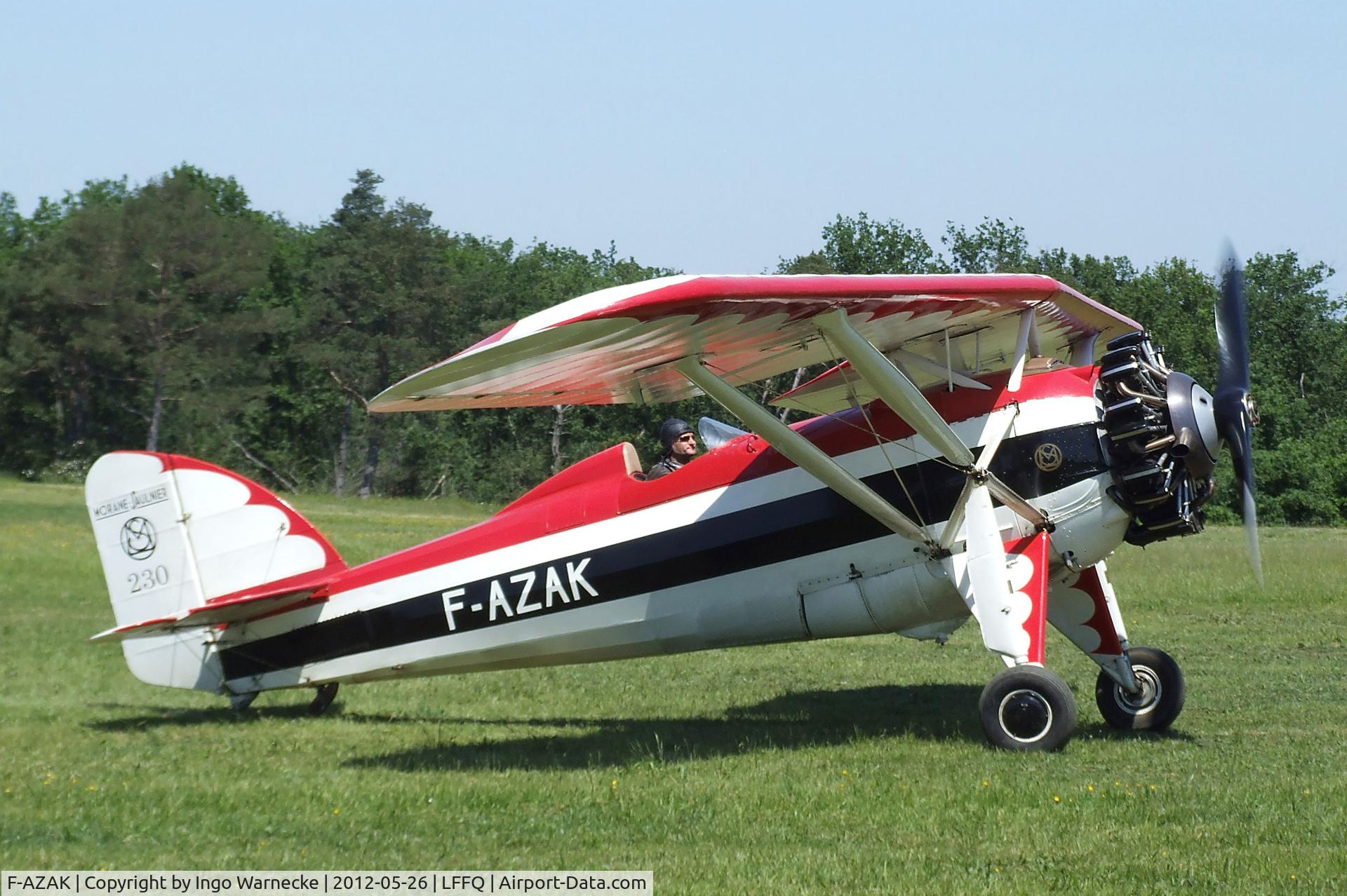 F-AZAK, Morane-Saulnier MS-230 C/N 403, Morane-Saulnier MS.230 at the Meeting Aerien 2012, La-Ferte-Alais