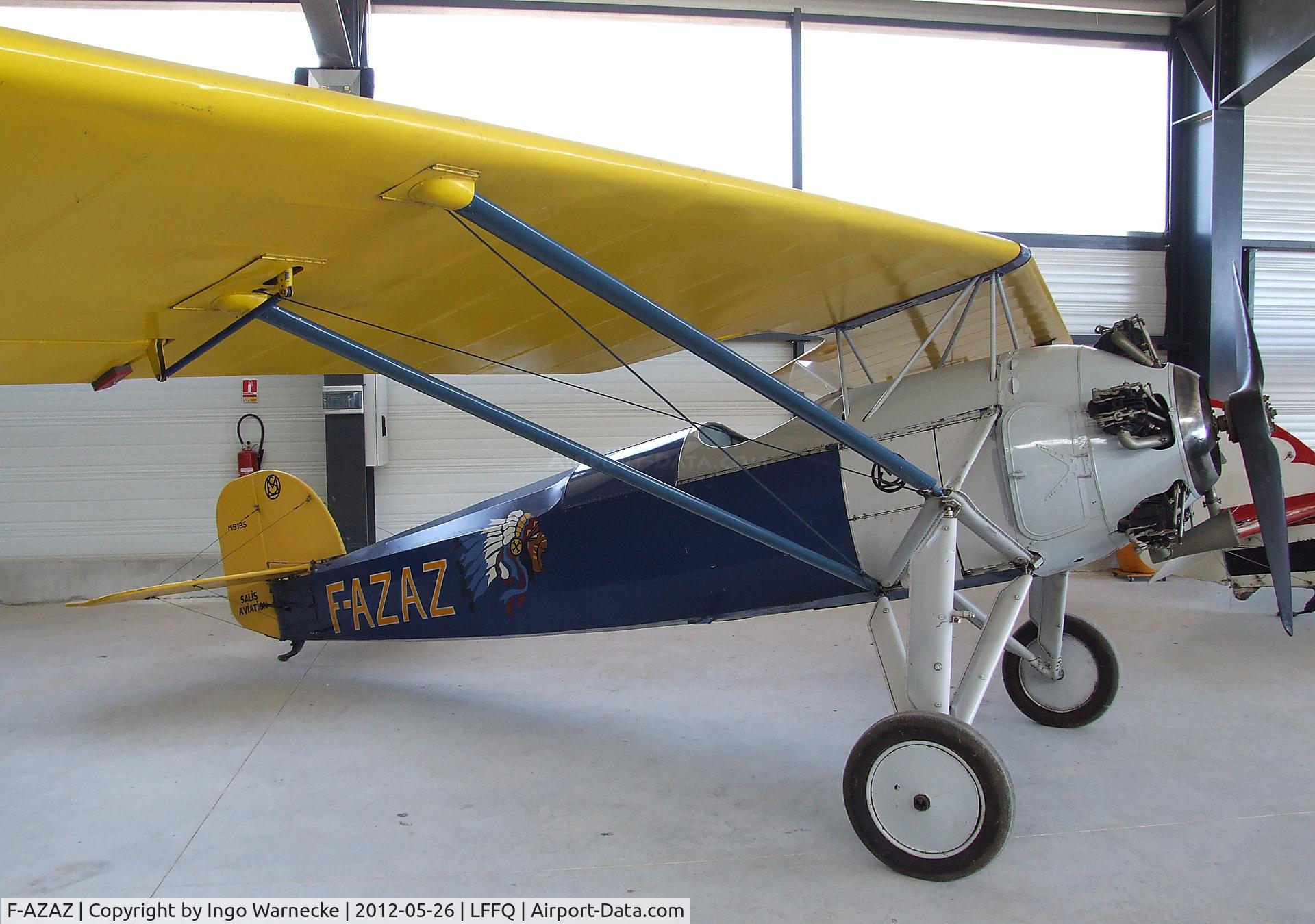 F-AZAZ, Morane-Saulnier MS-185 C/N 01, Morane-Saulnier MS.185 at the Meeting Aerien 2012, La-Ferte-Alais