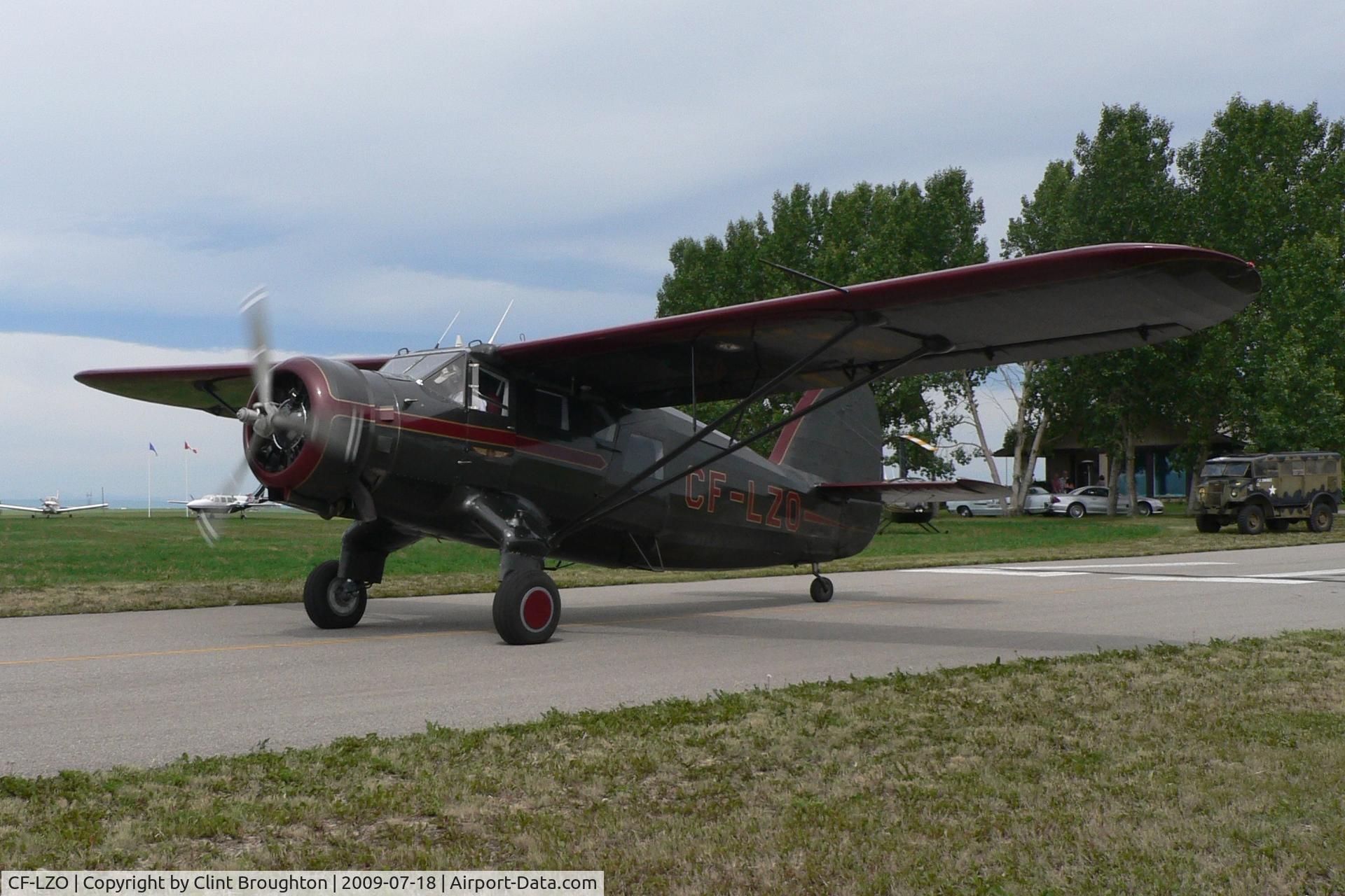 CF-LZO, 1944 Noorduyn UC-64A Norseman C/N 535, Taxi out at AJ Ranch fly-in.