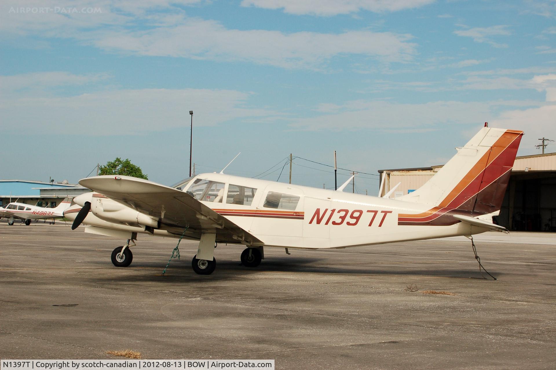 N1397T, 1972 Piper PA-34-200 C/N 34-7250308, 1972 Piper PA-34-200 N1397T at Bartow Municipal Airport, Bartow, FL