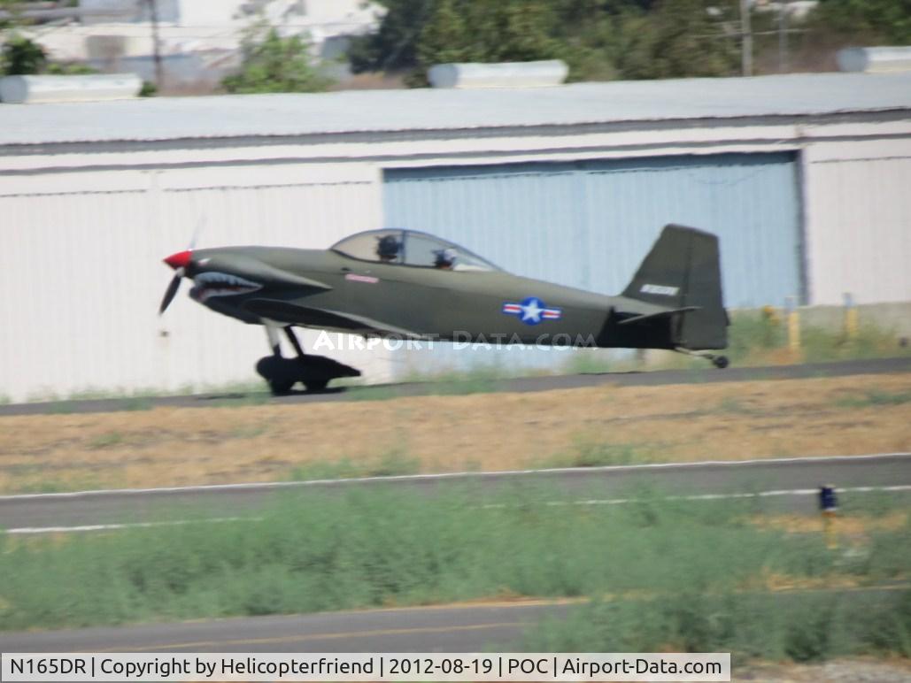 N165DR, 1986 Vans RV-4 C/N 197, Rolling out after landing