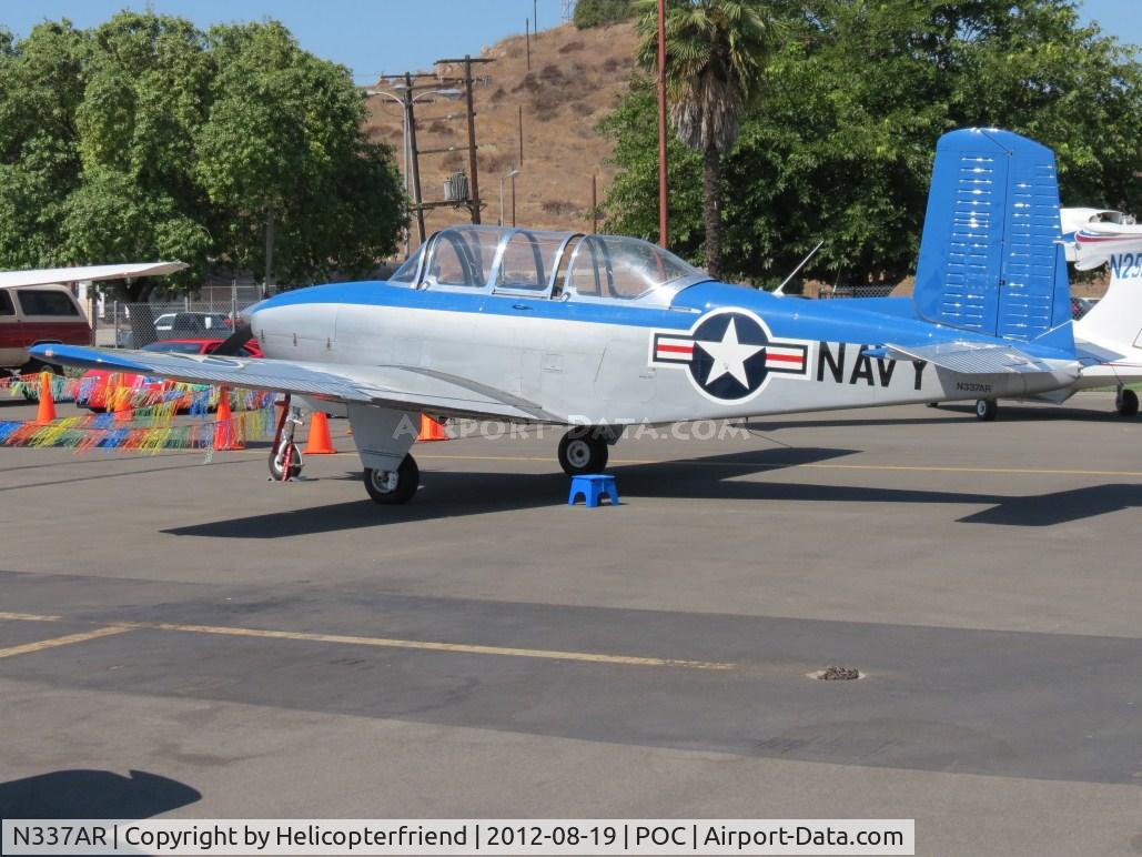 N337AR, 1955 Beech T-34A (A45) Mentor C/N G-269, Parked in static display area