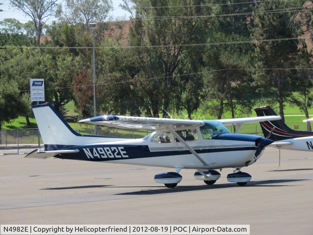 N4982E, 1978 Cessna 172N C/N 17271686, Parked in transient parking