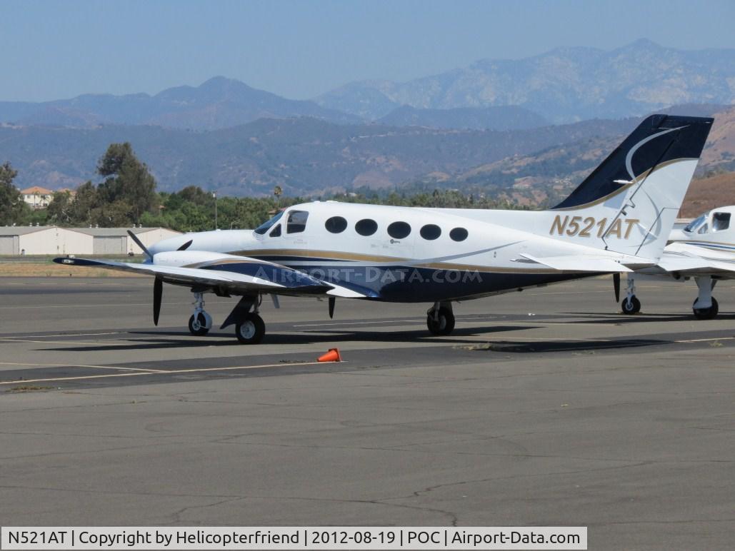 N521AT, 1978 Cessna 414A Chancellor C/N 414A0207, Parked in transient parking