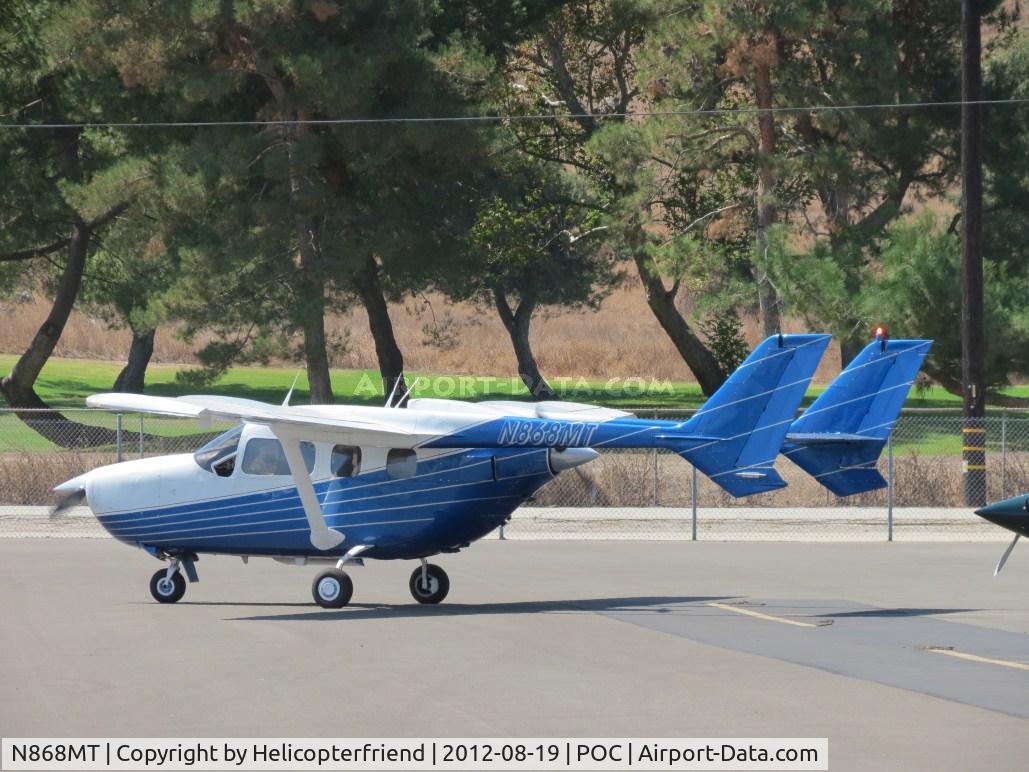 N868MT, 1973 Cessna 337G Super Skymaster C/N 33701561, Parking in transient parking