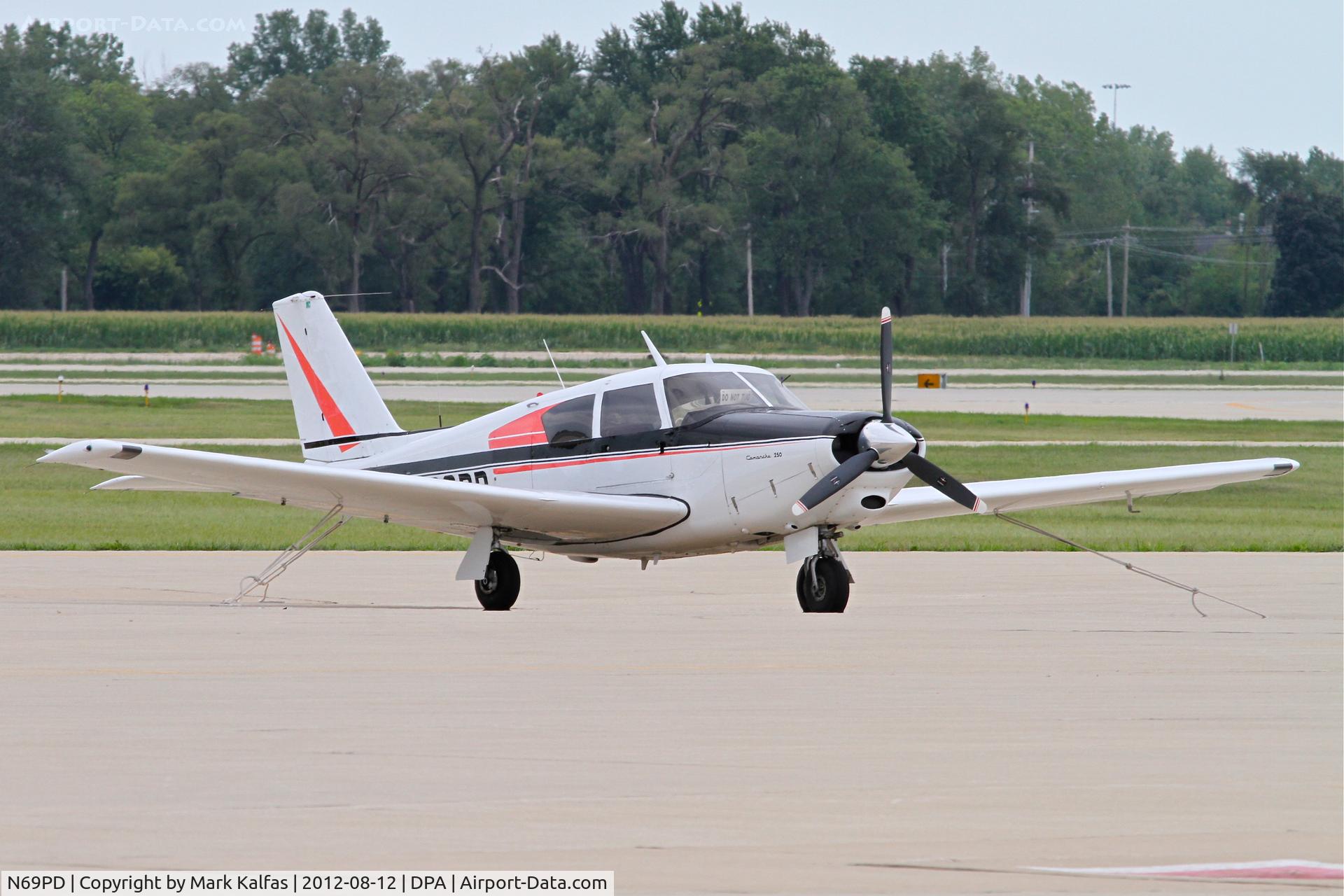 N69PD, 1960 Piper PA-24-250 Comanche C/N 24-1377, PA-24-250, Piper Camanche 250 on the ramp at DuPage.