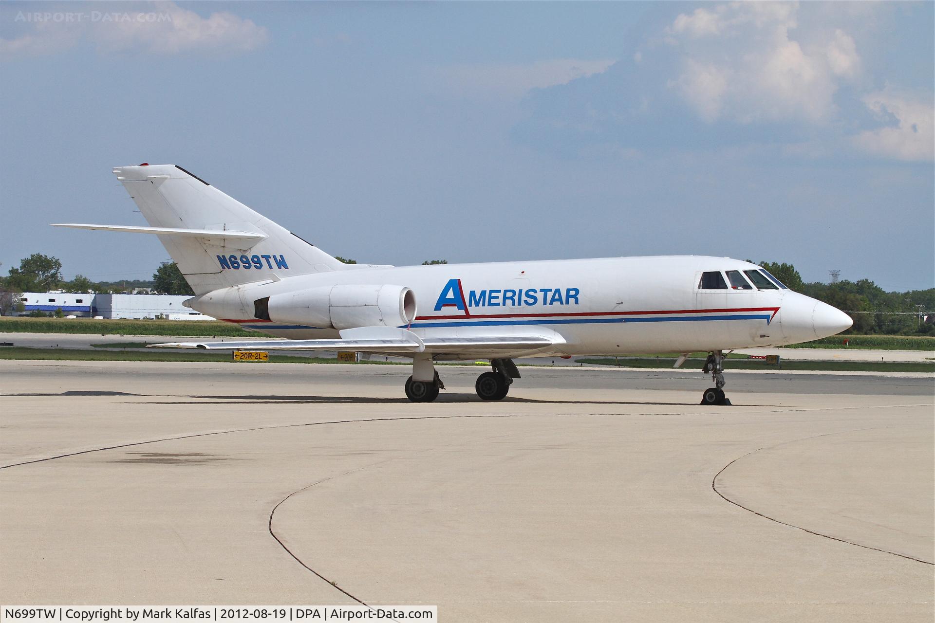N699TW, 1966 Dassault Falcon (Mystere) 20C C/N 50, Ameristar Dassault Aviation MYSTERE FALCON 20,on the ramp KDPA.