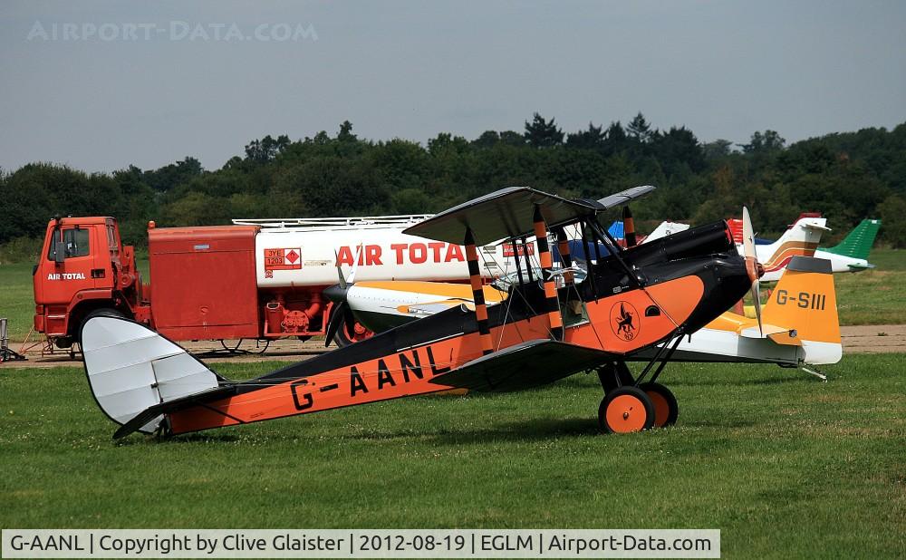 G-AANL, 1929 De Havilland DH.60M Moth C/N 1446, Ex: RDanishAF S-107 > RDanishAF S-357 > OY-DEH > G-AANL - Once owned to, Aerial Camera Systems Ltd in June 1994 and currently in private hands since August 2008.