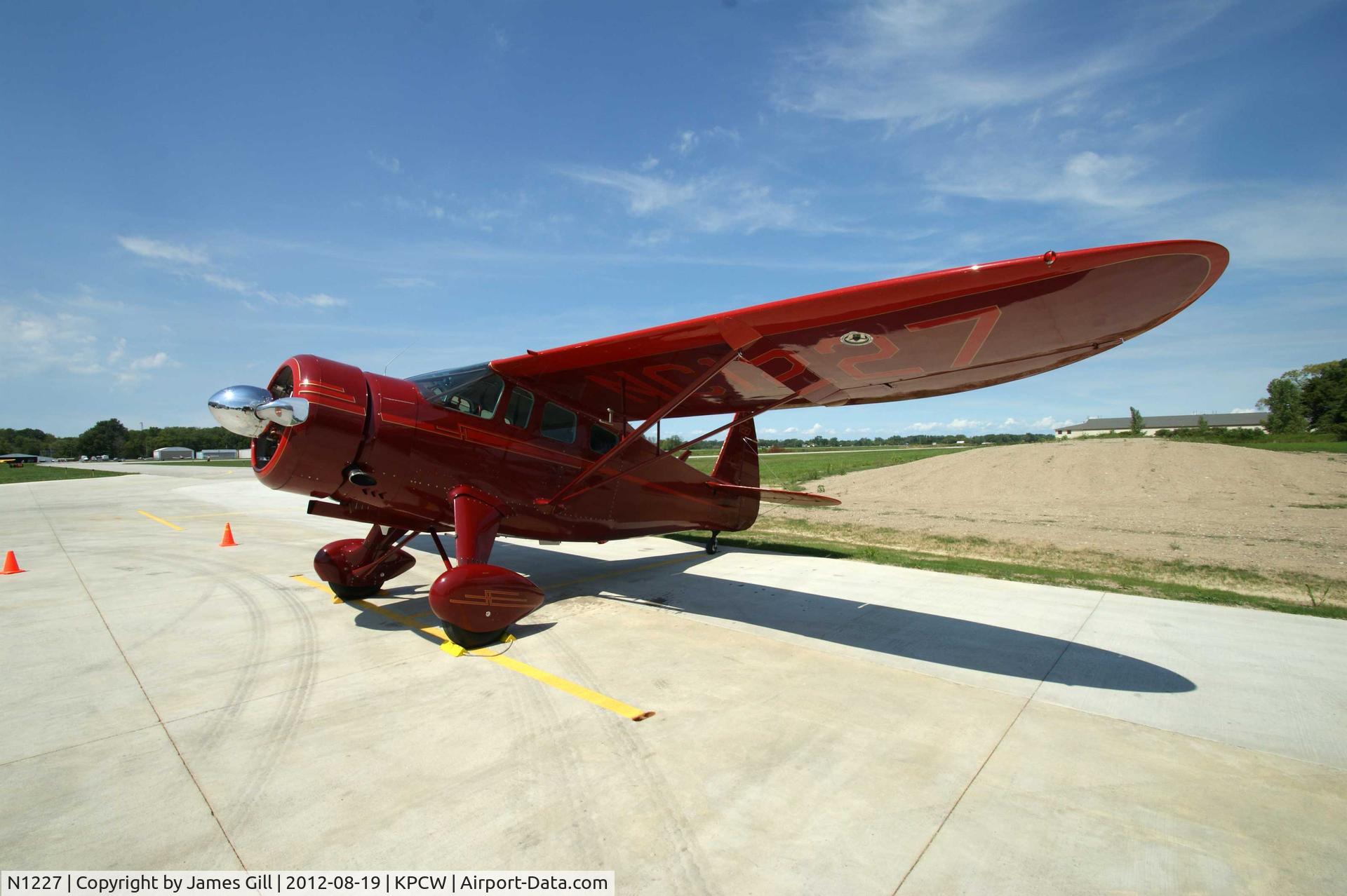 N1227, 1940 Howard Aircraft DGA-15P C/N 516, Taken at Liberty Aviation Museum Port Clinton, Ohio