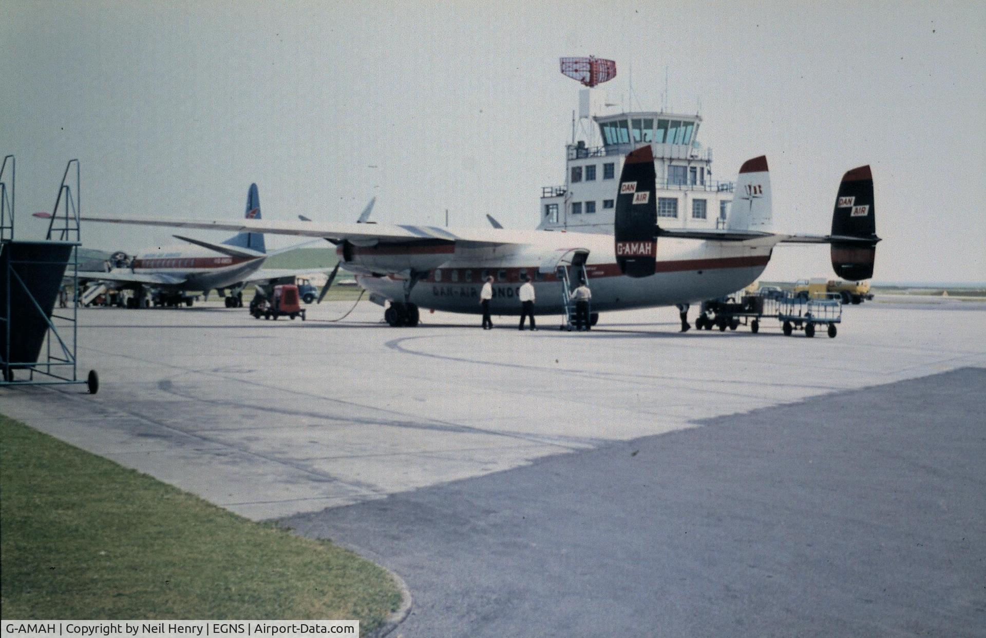 G-AMAH, 1950 Airspeed AS57 Ambassador 2 C/N 5230, scanned from slide taken at Ronaldsway Airport, Isle of Man - about June 1969