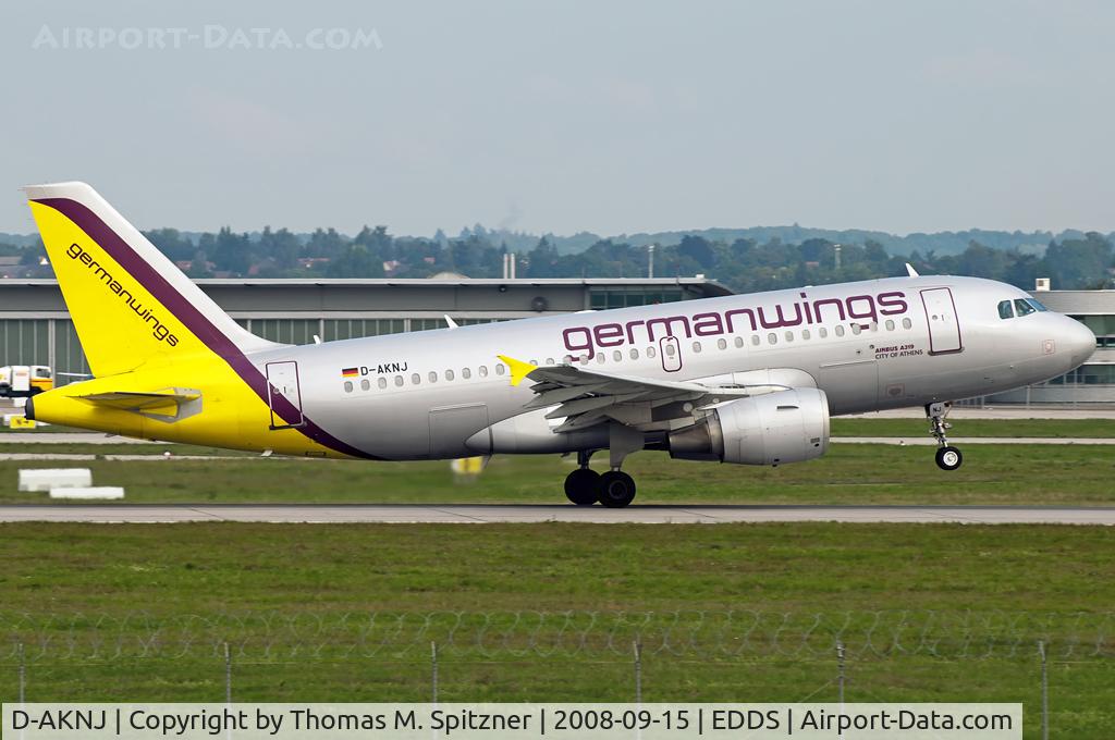 D-AKNJ, 2000 Airbus A319-112 C/N 1172, Germanwings D-AKNJ 