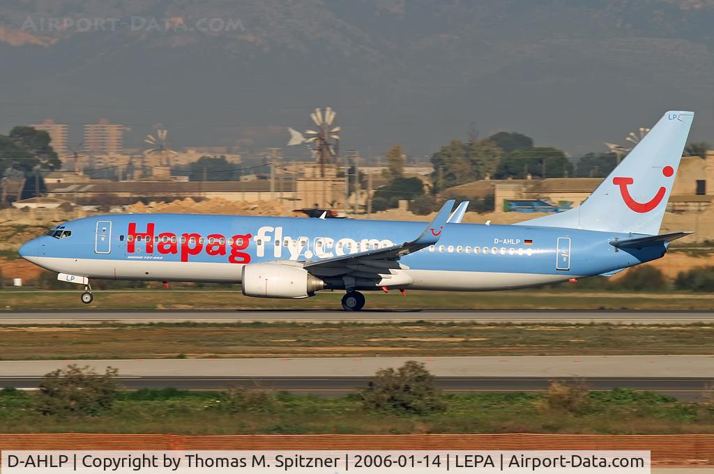 D-AHLP, 2002 Boeing 737-8K5 C/N 32905, Hapagfly.com D-AHLP early morning departure at PMI