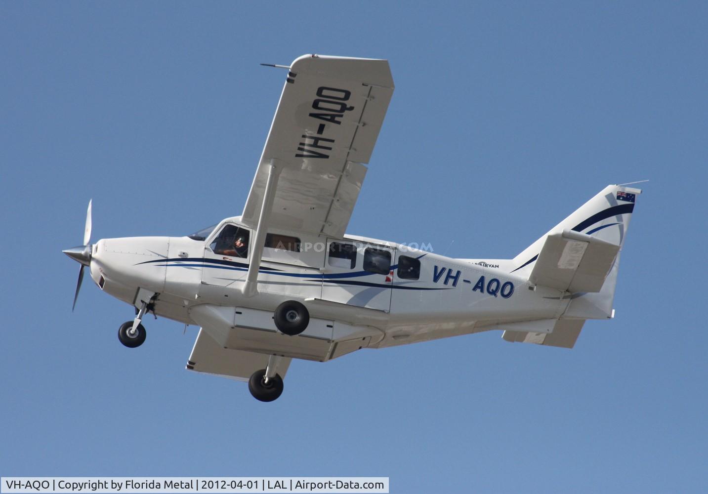 VH-AQO, 2011 Gippsland GA-8-TC320 Airvan C/N GA8-TC320-11-168, Gippsland GA-8
