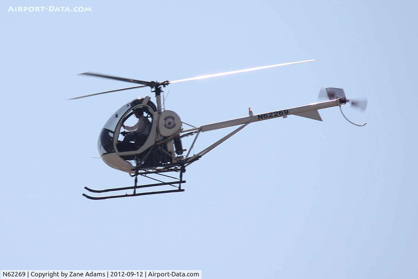N62269, 1966 Hughes 269A C/N 160449, Flying over Mansfield, Texas