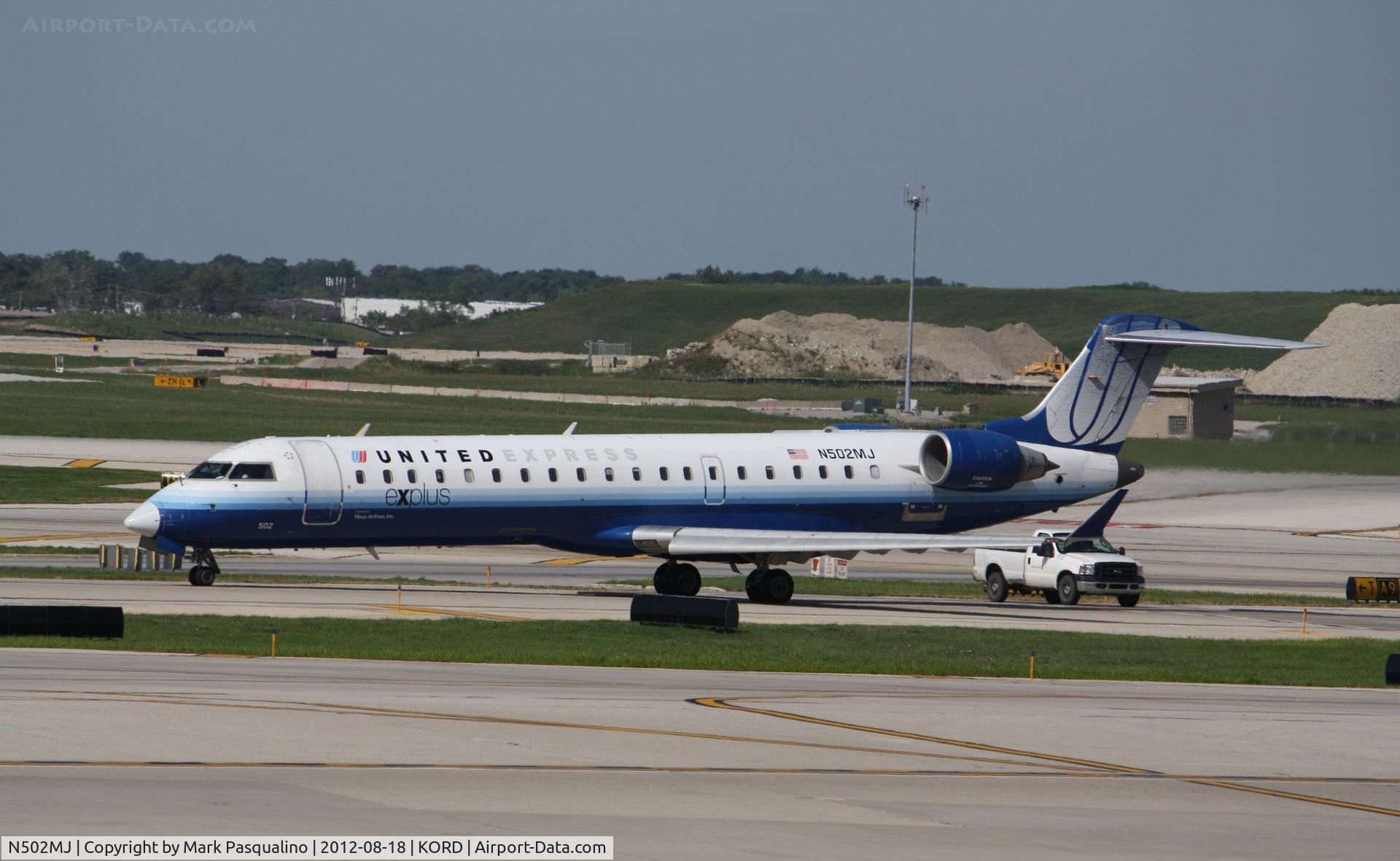 N502MJ, 2002 Bombardier CRJ-700 (CL-600-2C10) Regional Jet C/N 10050, CL-600-2C10