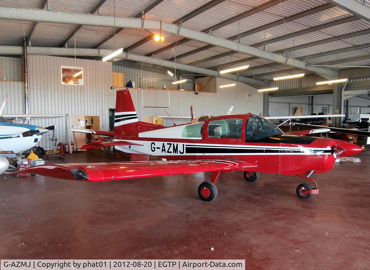 G-AZMJ, 1972 American Aviation AA-5 Traveler C/N AA5-0019, AT EGTP