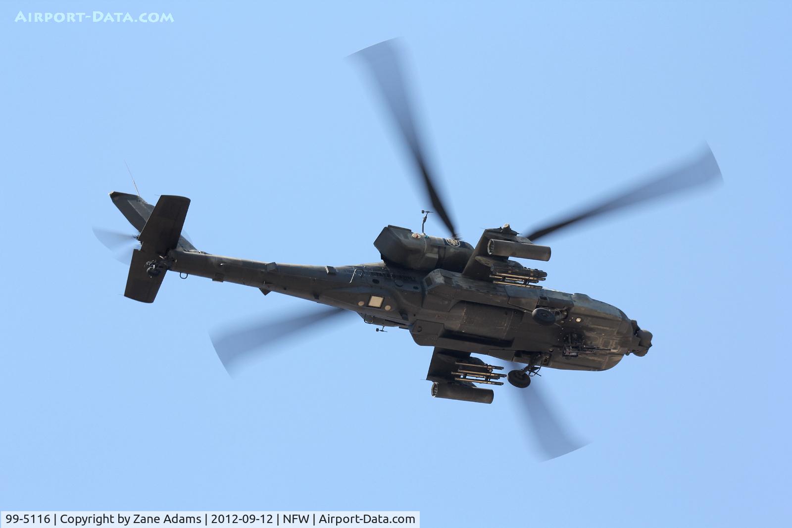 99-5116, 1985 Boeing AH-64D C/N PVD116, Landing at NAS JRB Fort Worth
